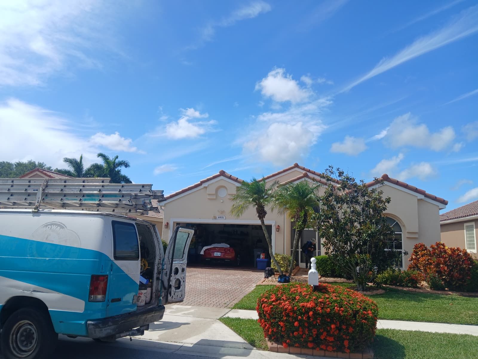 New Barrel Tile Roof Installation and Decking Repair in Boynton Beach by Aastro Roofing
