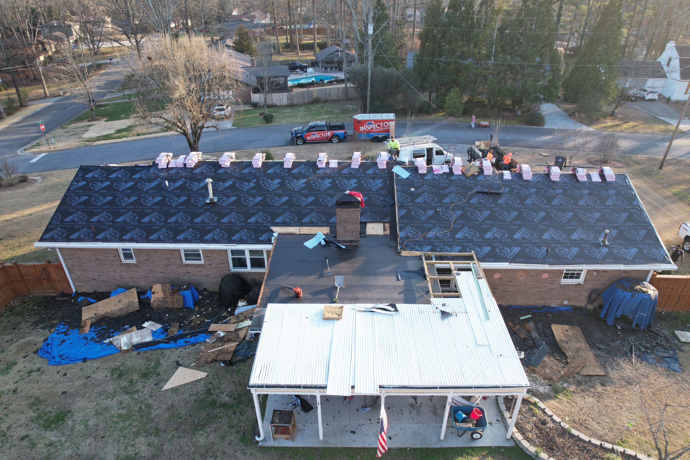 Residential Roofing Installation by Inspector Roofing and Restoration