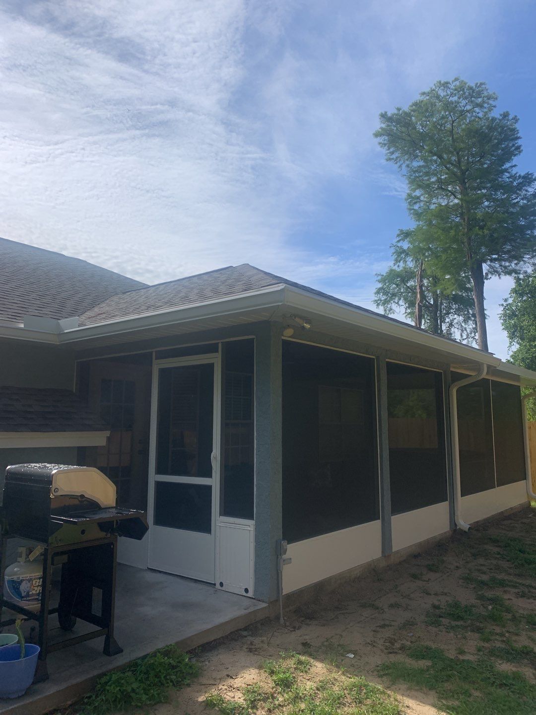 Seamless Gutters with Splash Guards by Gutter Professors