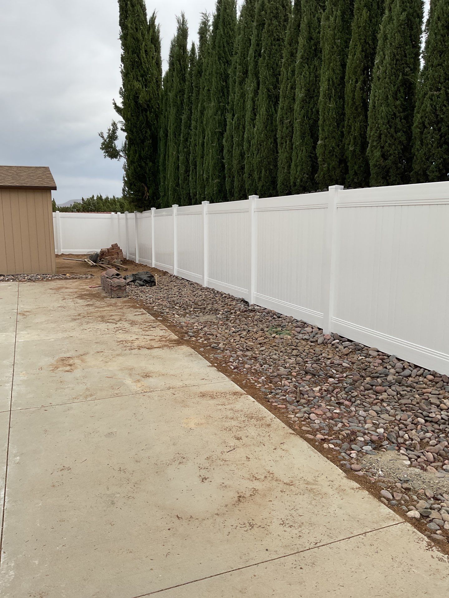 Fence Installation using Vinyl by Fence Guys Inc.