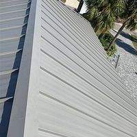 24ga 1.5" Mechanical Seam Slate Gray by Total Roofing System The Metal Roof Experts