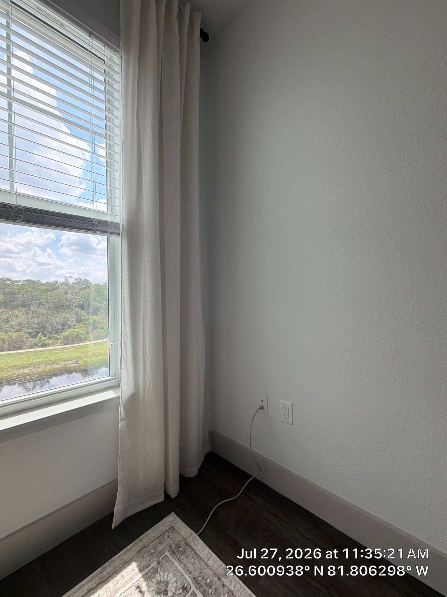 Custom Horizontal Blind and Curtain Installation in Fort Myers by CompanyCam Sales Demo
