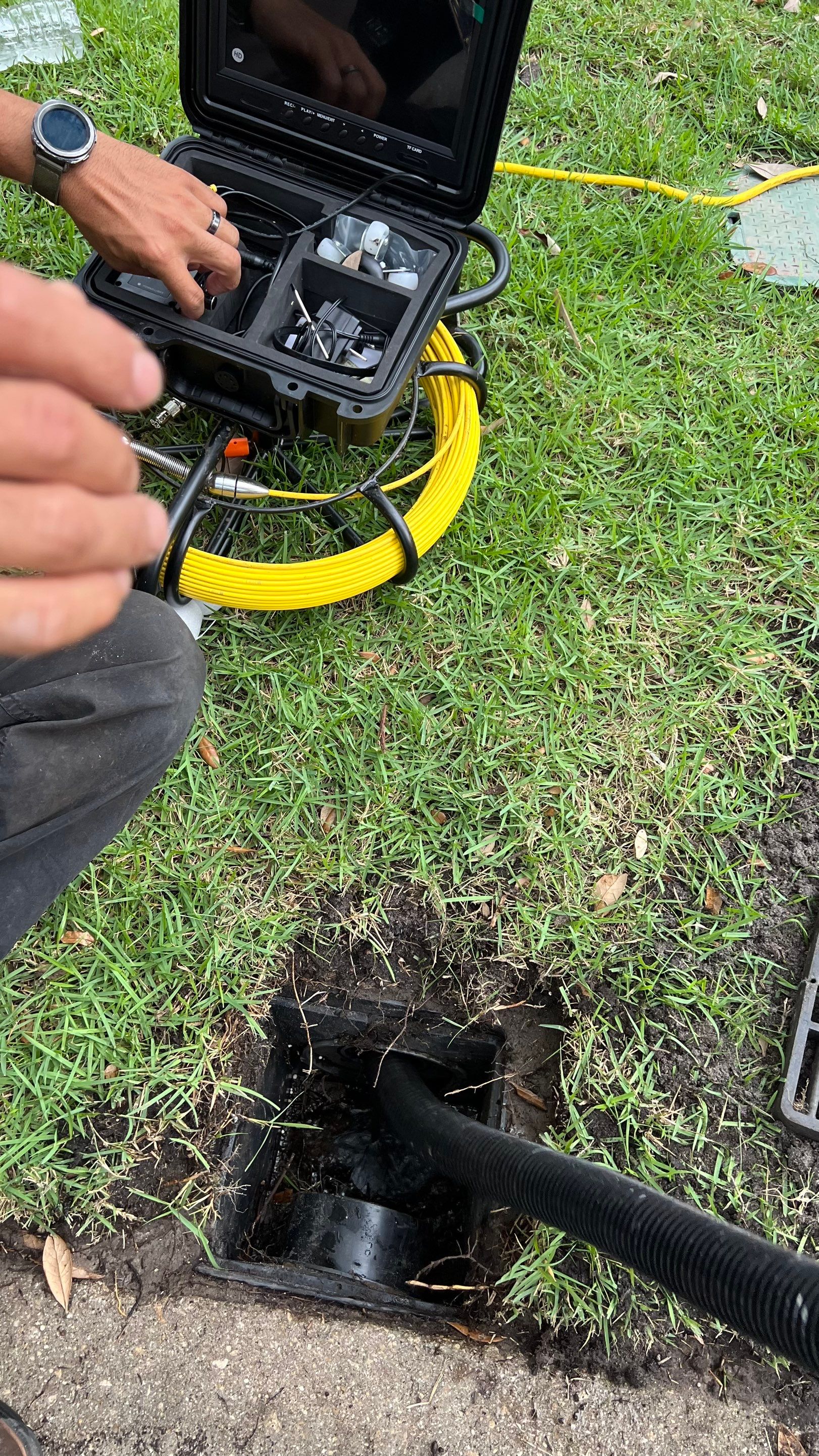 Residential Stormwater Gutter Drain System Maintenance by Don Mar, Inc. Storm Water Solutions