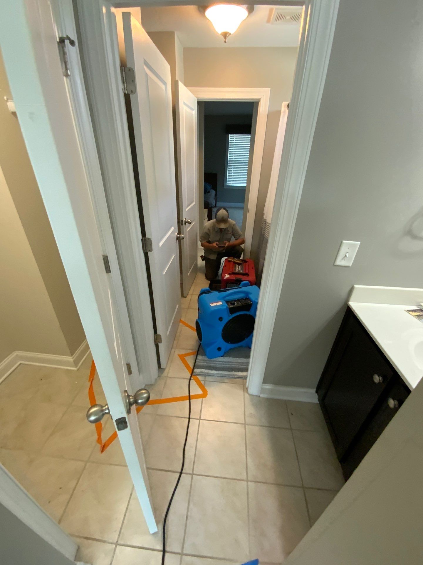 Water Damage Project in Sneads Ferry by Home Disaster Medics