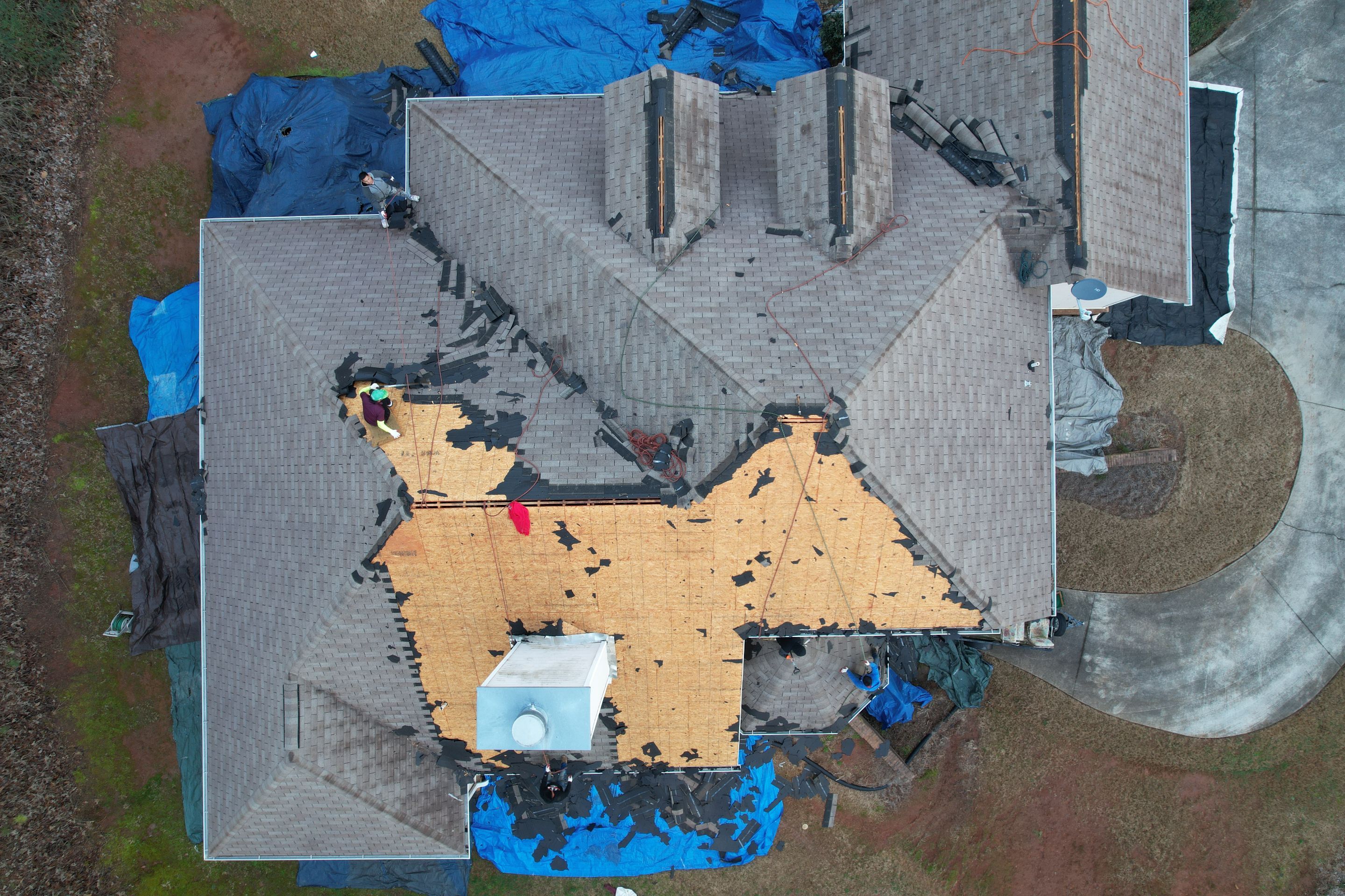 Residential Roofing Installation using Owens Corning by Inspector Roofing and Restoration