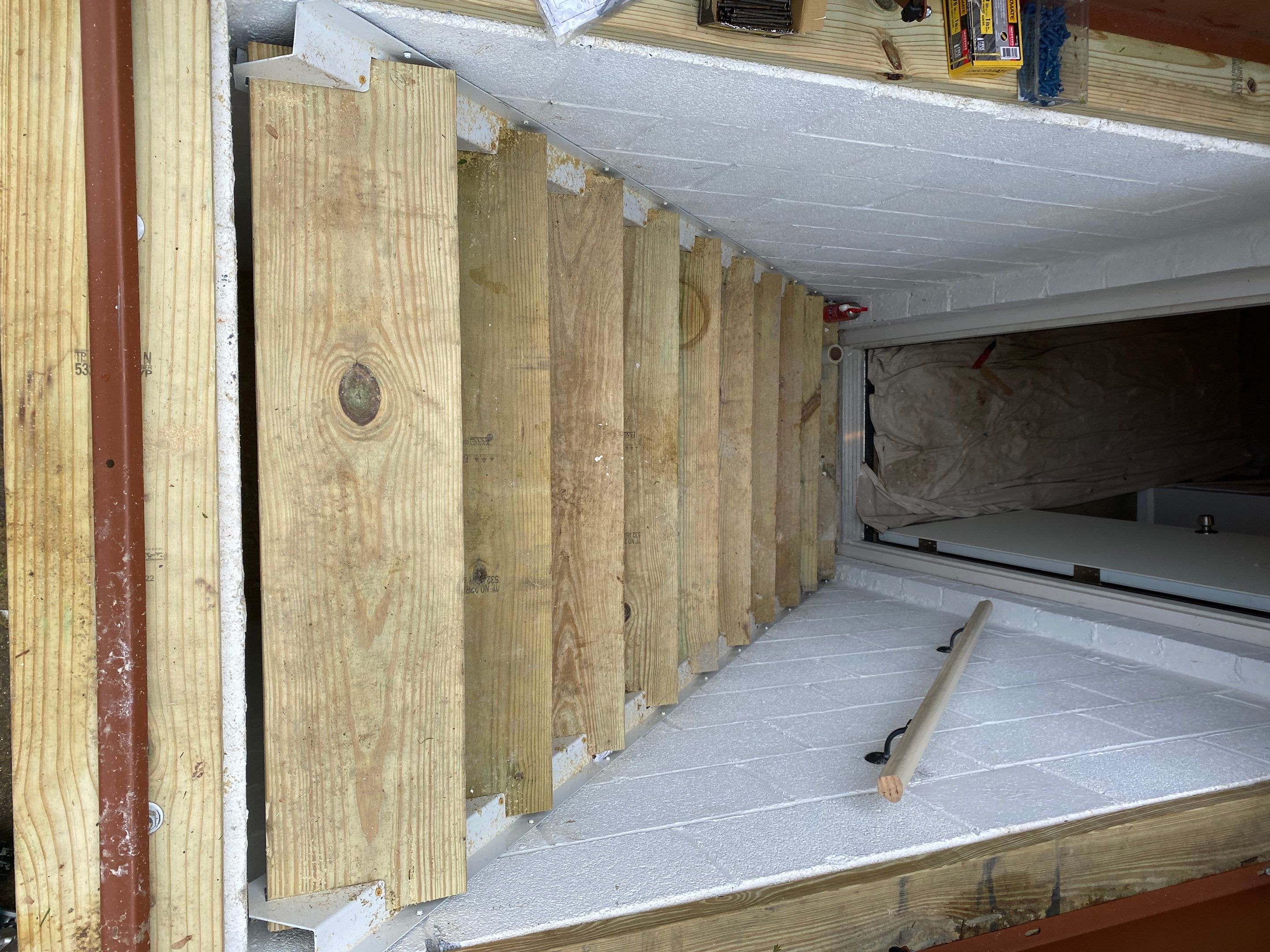 New Bilco doors to basement & new front porch posts by The Smet Companies, LLC