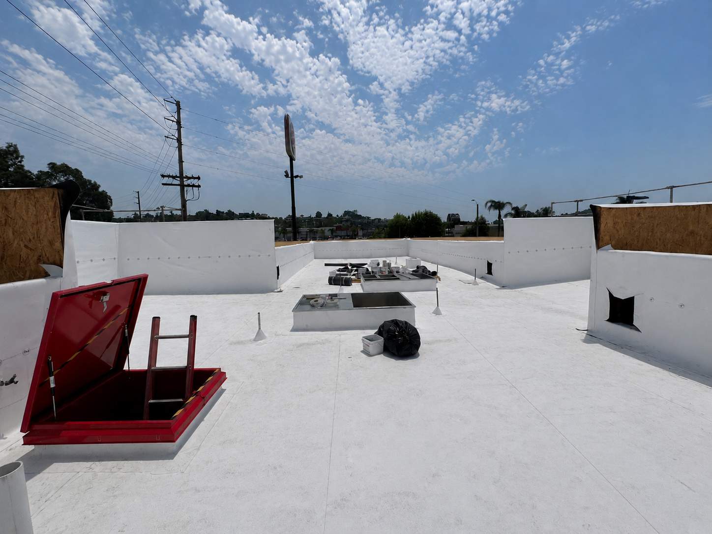 Escondido Commercial Single-Ply TPO Roof Replacement at Chipotle by Zenith Roofing Services