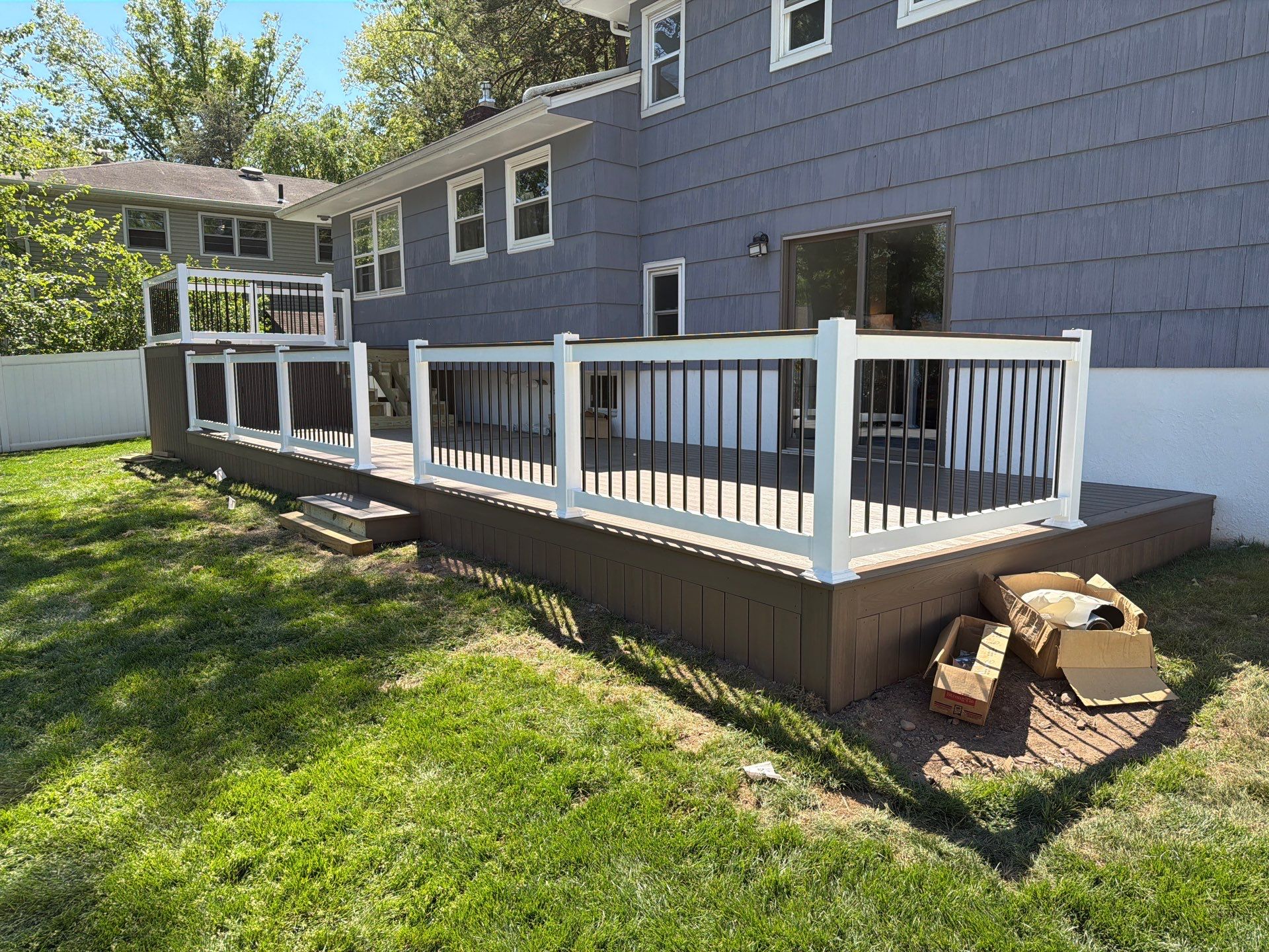 New Bi Level Deck In Westfield , New Jersey  by deck guardian