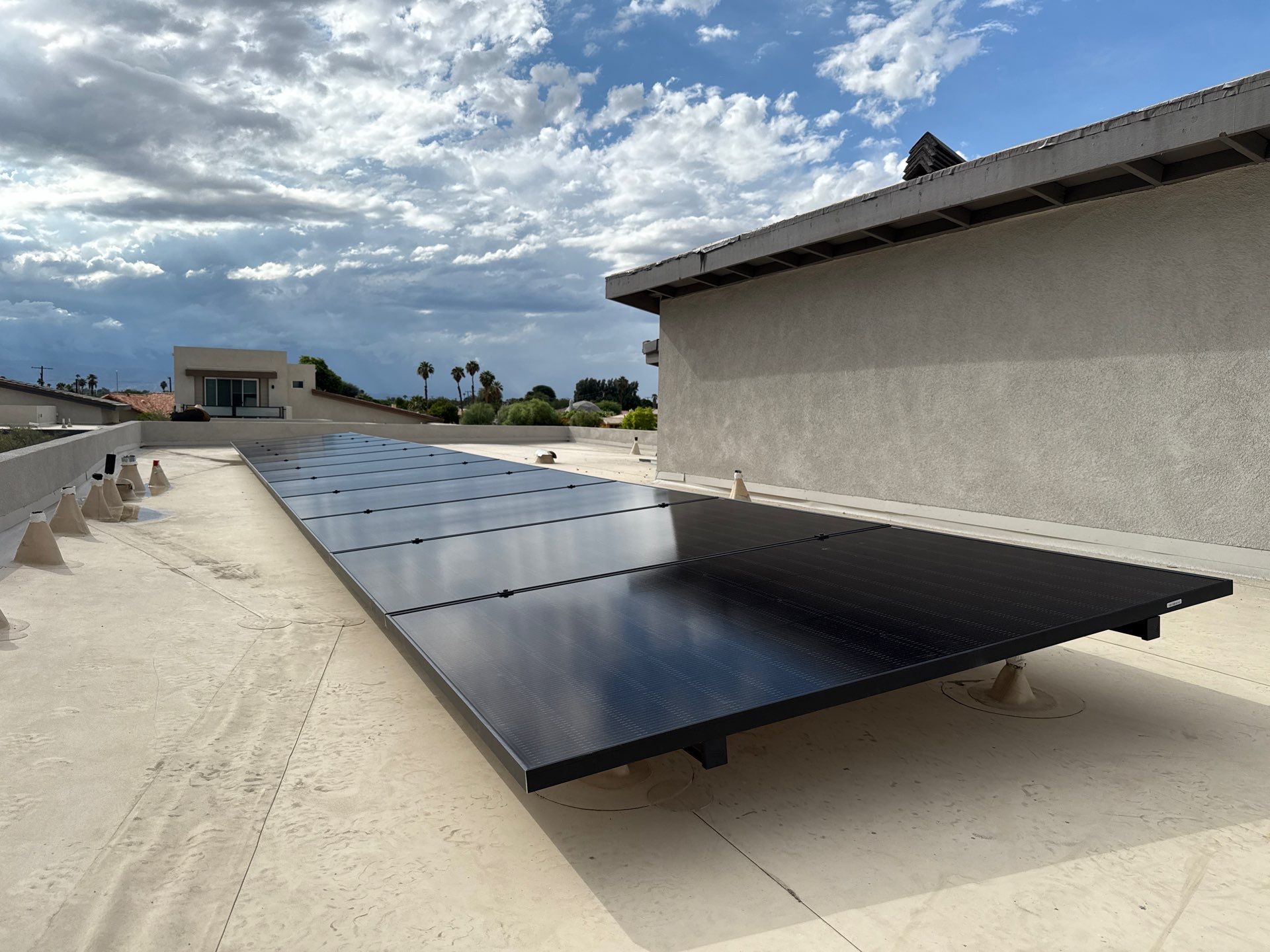 Project in Bermuda Dunes  by Goat Solar Inc. 