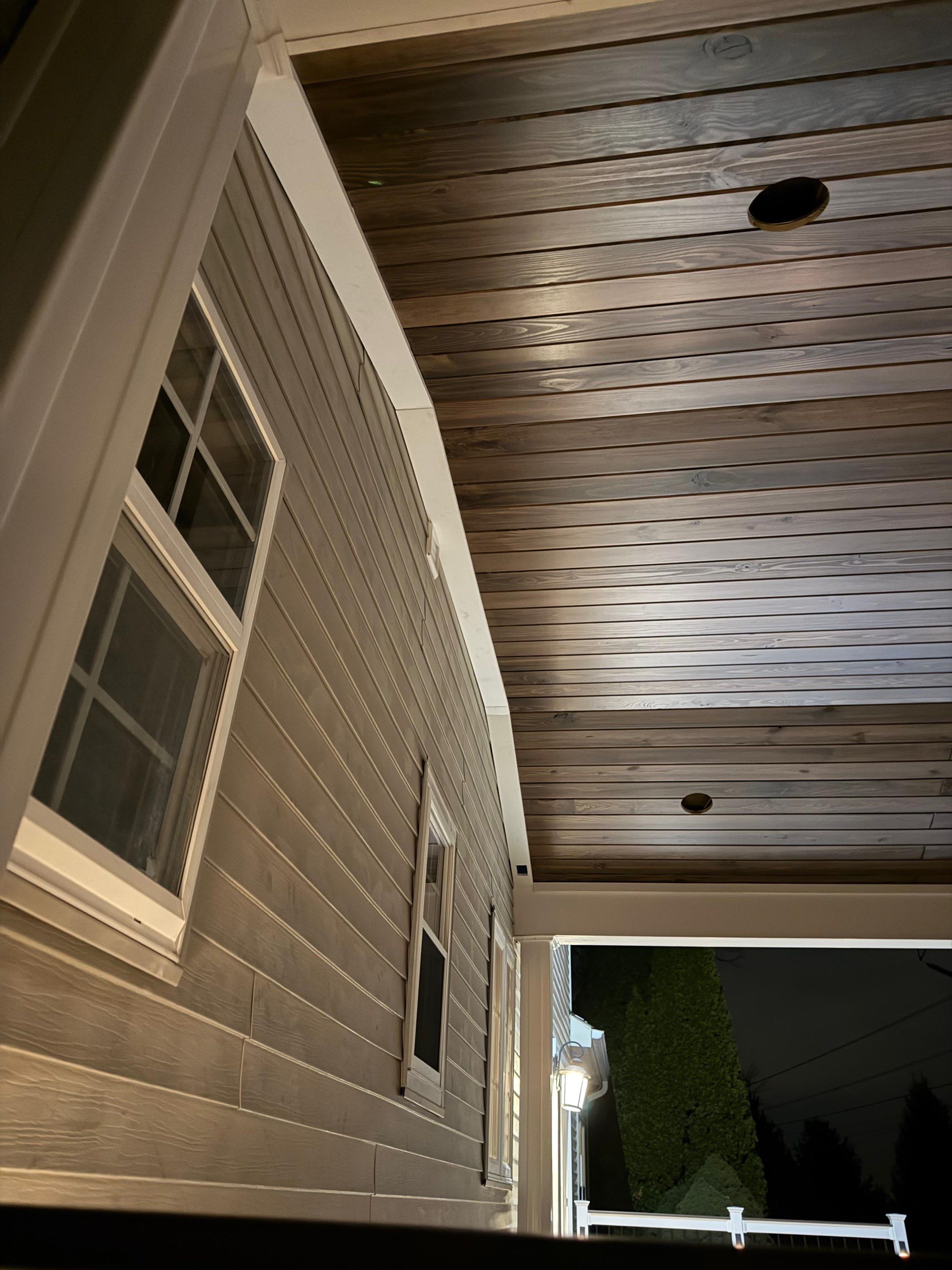 New Deck With a Roof and TV Mount in Raritan, New Jersey by deck guardian