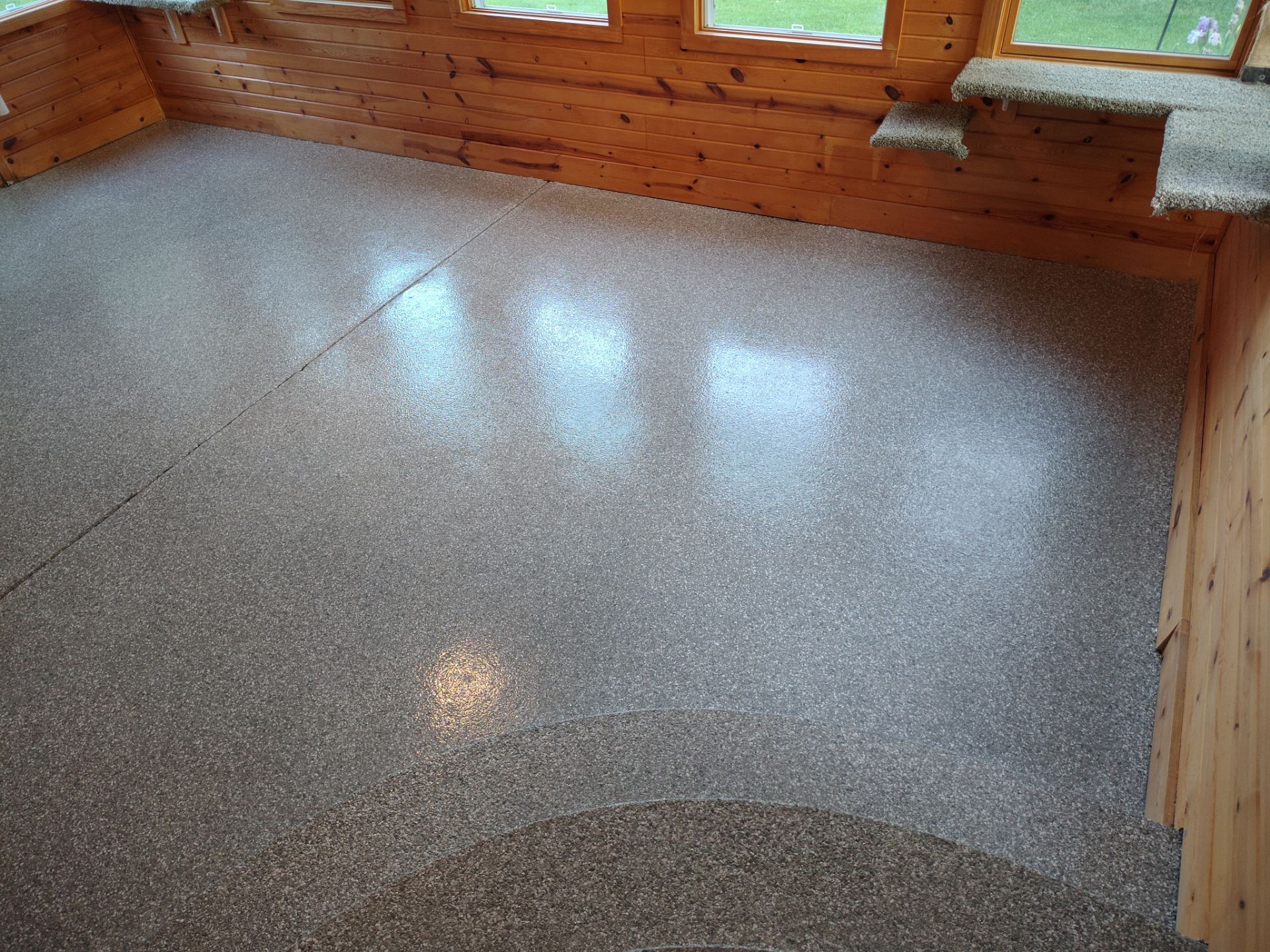 Oskaloosa, IA Beautiful Indoor Floor Coating by Revival Concrete Coatings