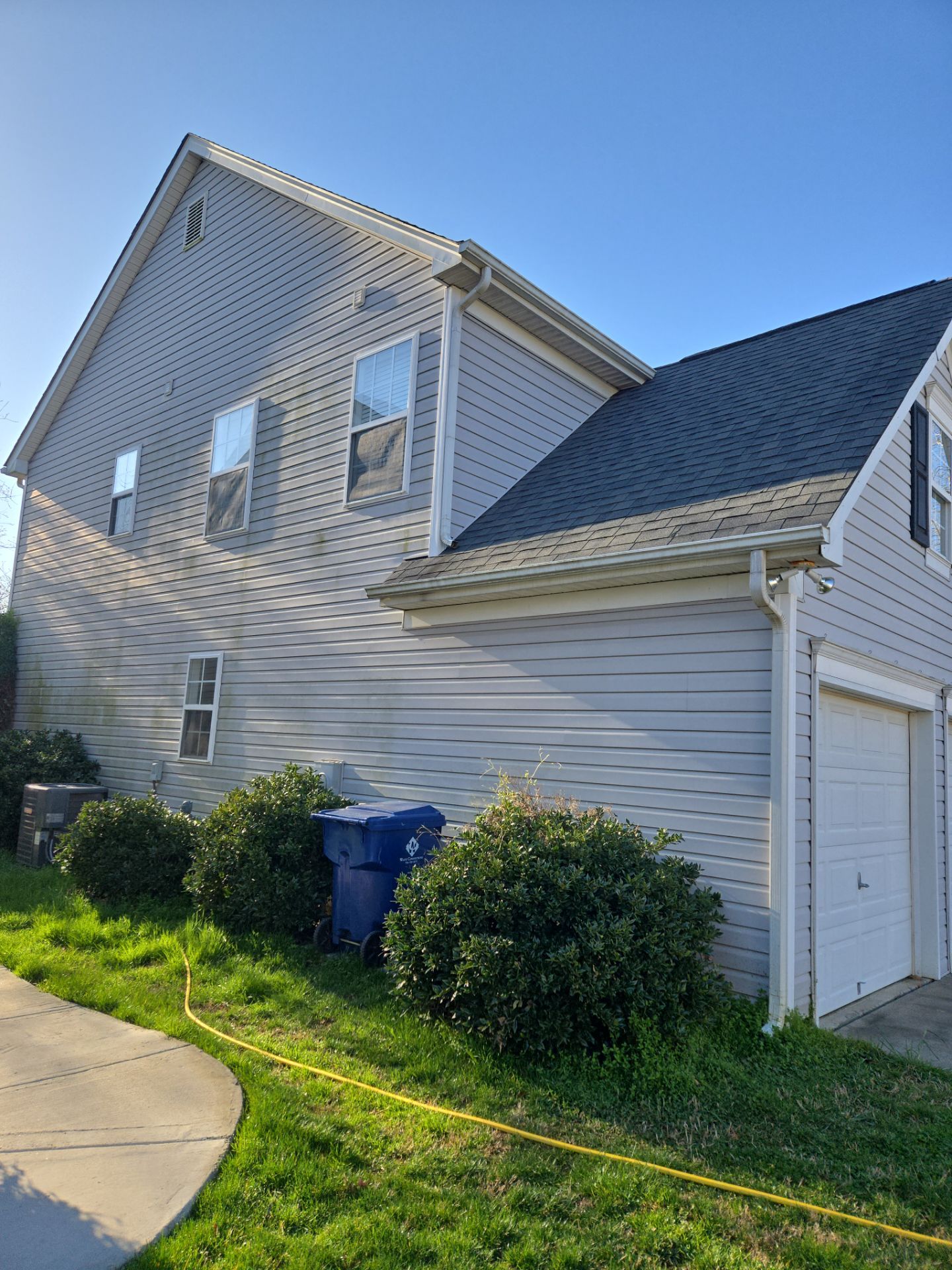House Wash using cleaner by Power Wash Masters LLC