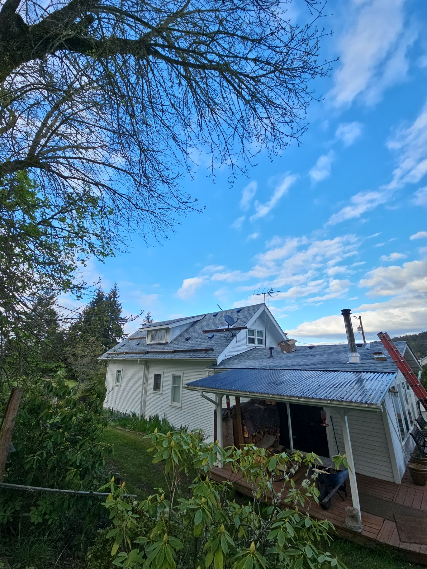 Residential Roofing Installation using IKO Dynasty (Color: Frostone Grey) by Orezona Building & Roofing Company, Inc.