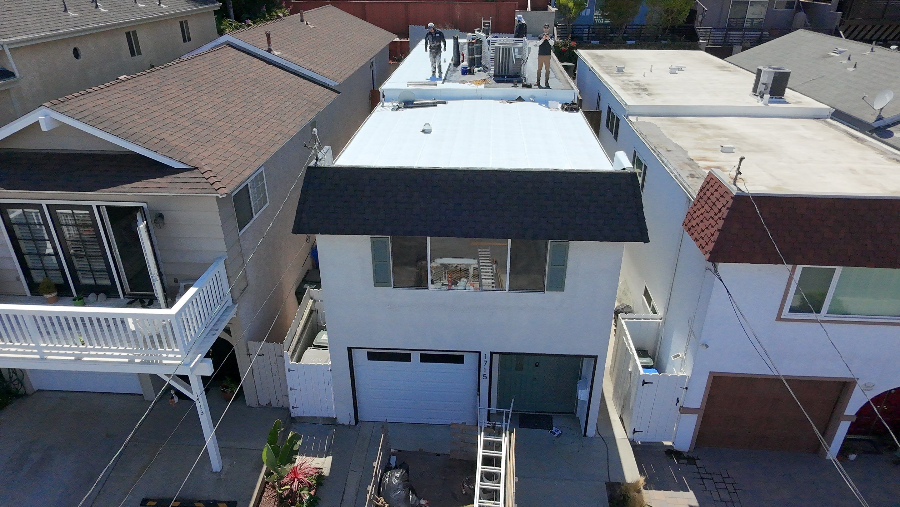 Residential Torch-Down Project in Redondo Beach by Hull Brothers Roofing