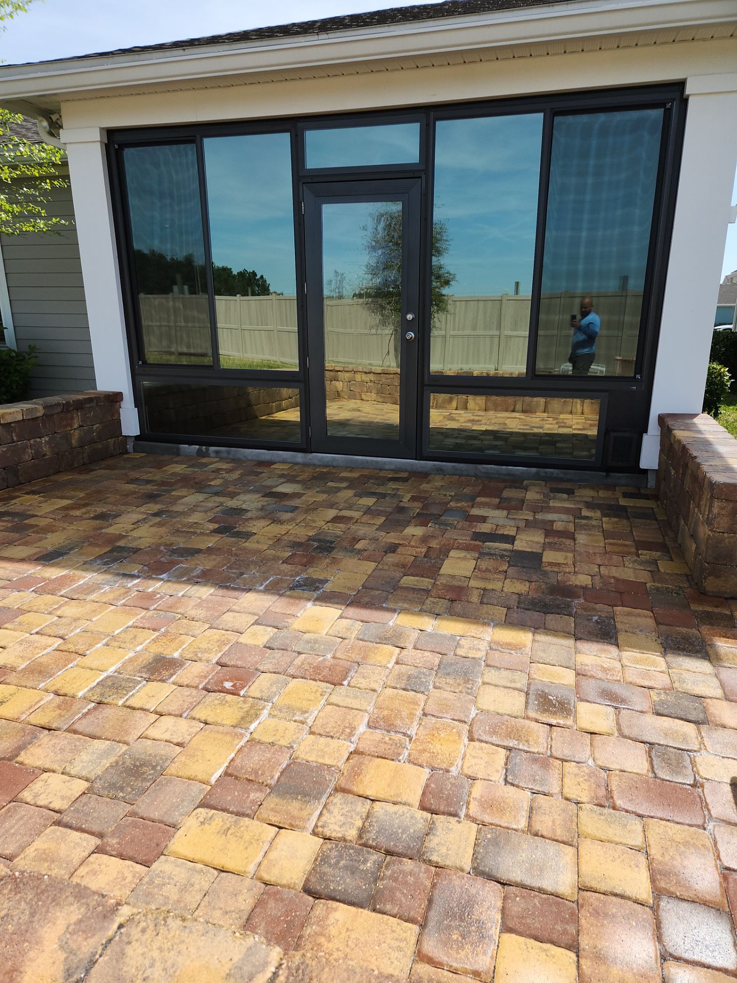 paver patio using Concrete Sealant by DuraSeal