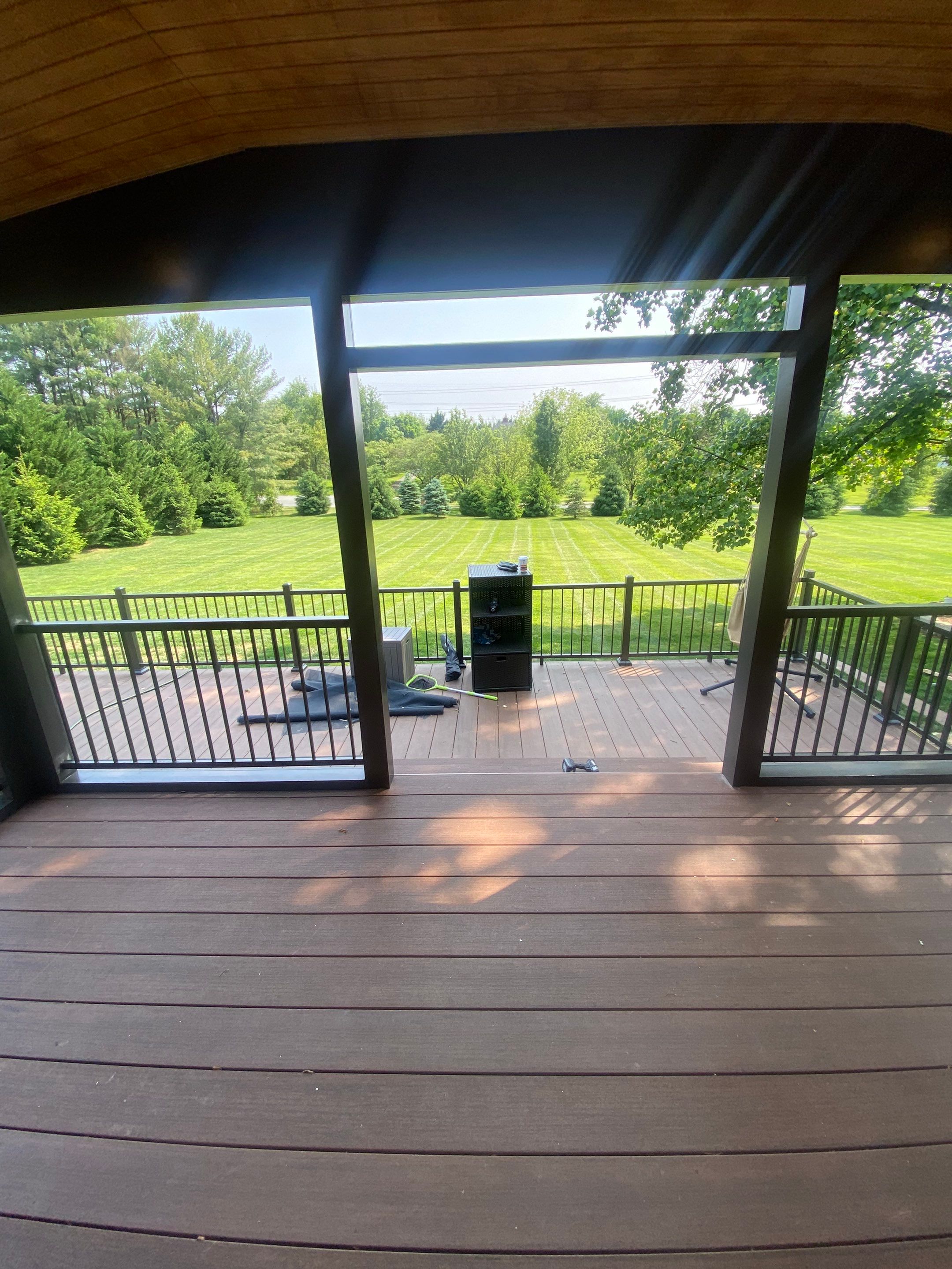 Deck/Screen porch Transformation using Timbertech by The Smet Companies, LLC