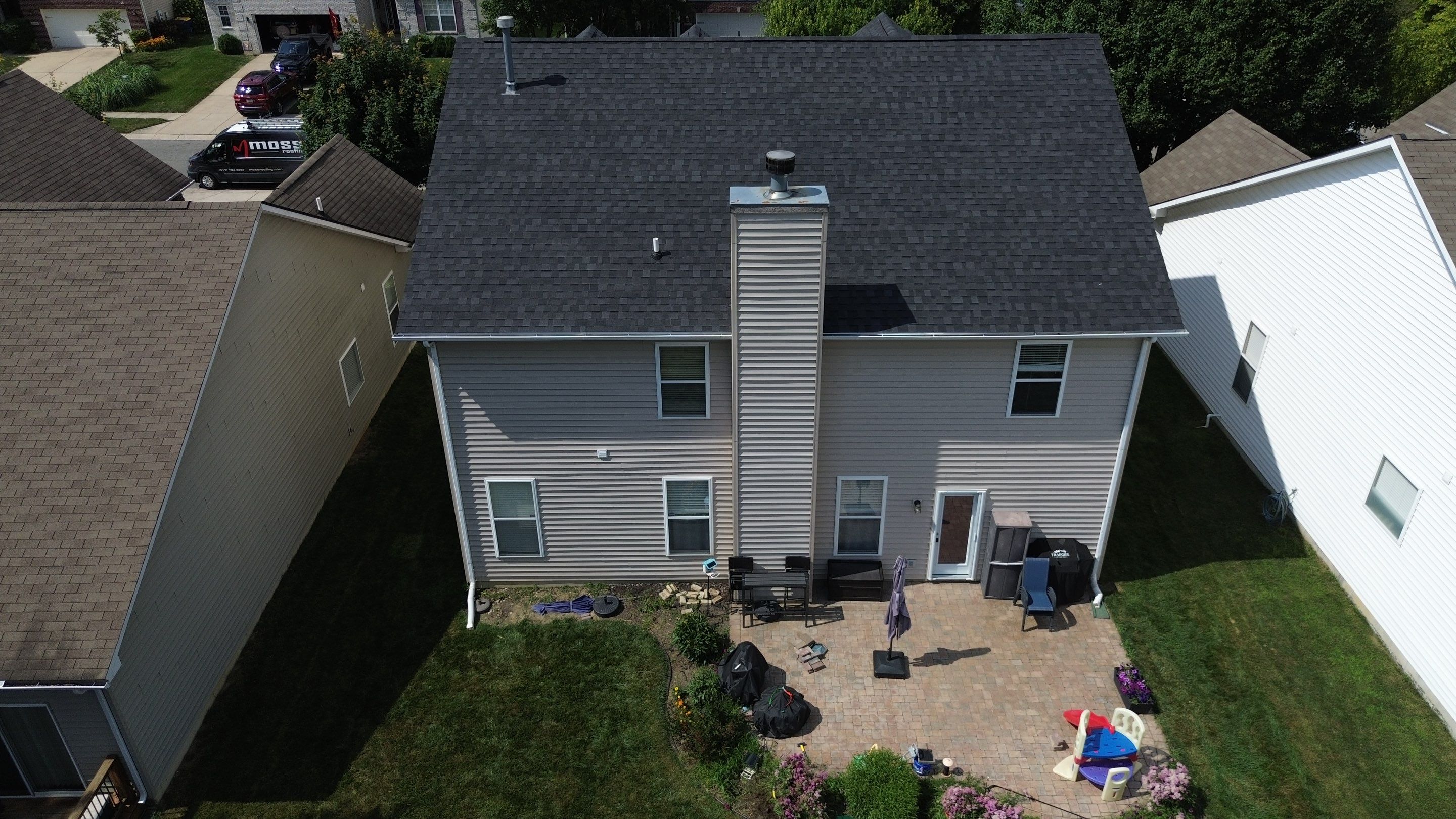 Project in Mccordsville by Moss Roofing