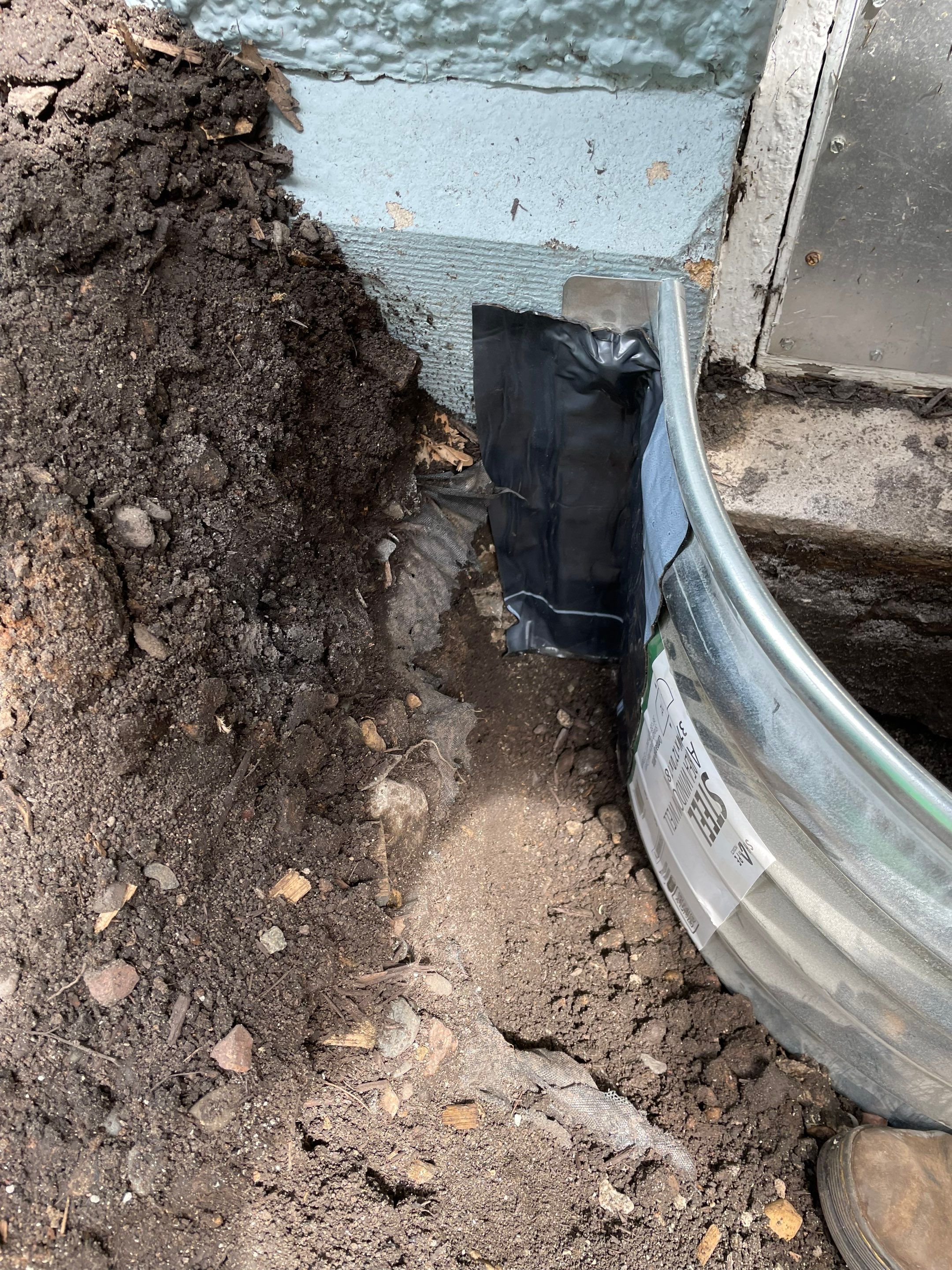 Peter's French Drain and Roof Runoff System Upgrade by Waterproofing Northeast