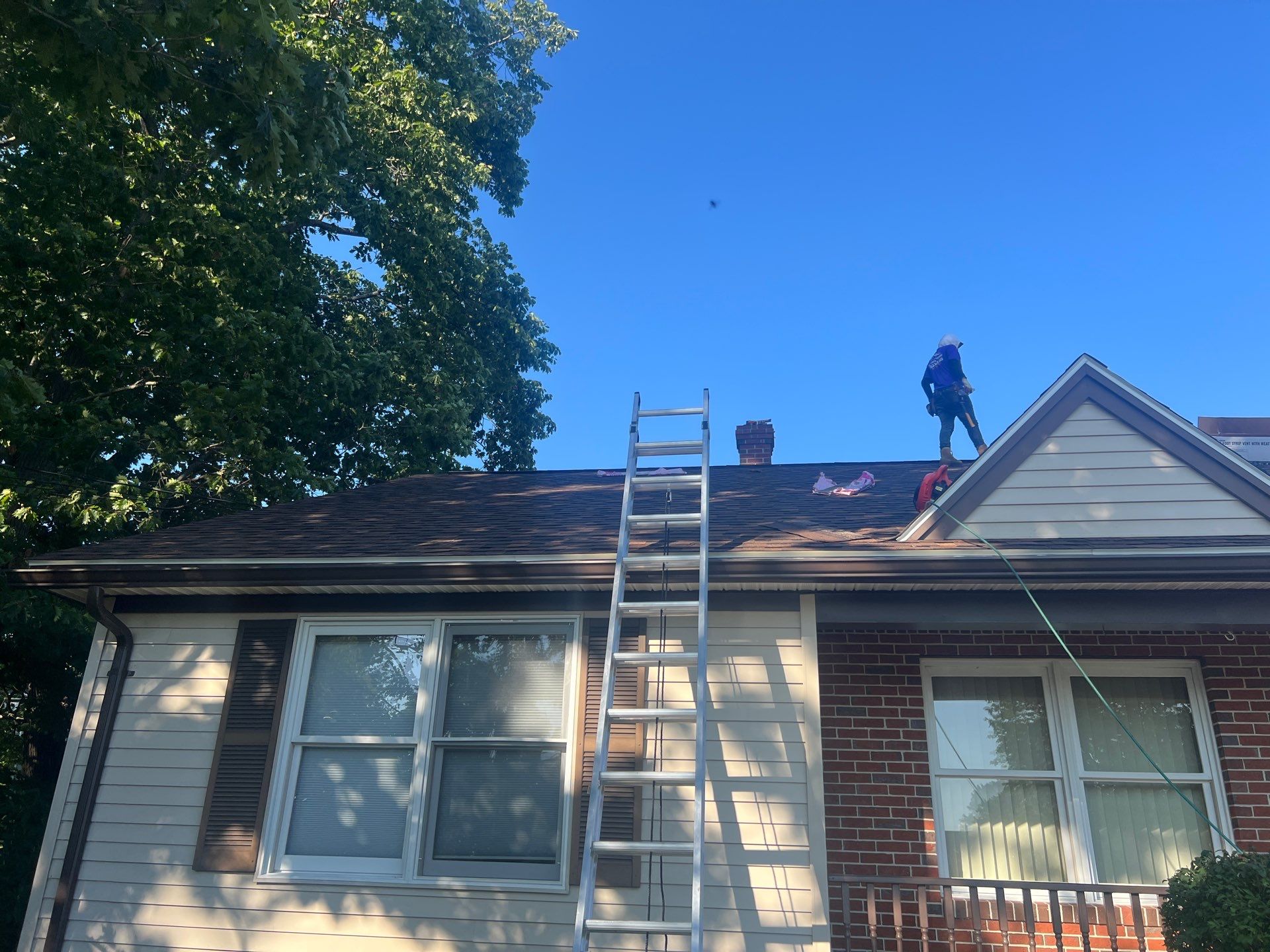Portland Maine Roof Install by Tall pine roofing
