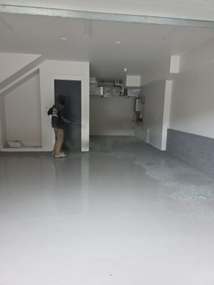 Premium Slate Hybrid Garage Floor Coating in Coeur d'Alene