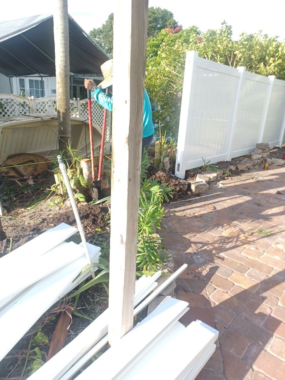Bradenton, FL 6ft. White Vinyl Privacy Fence by Asap fence and gates, LLC