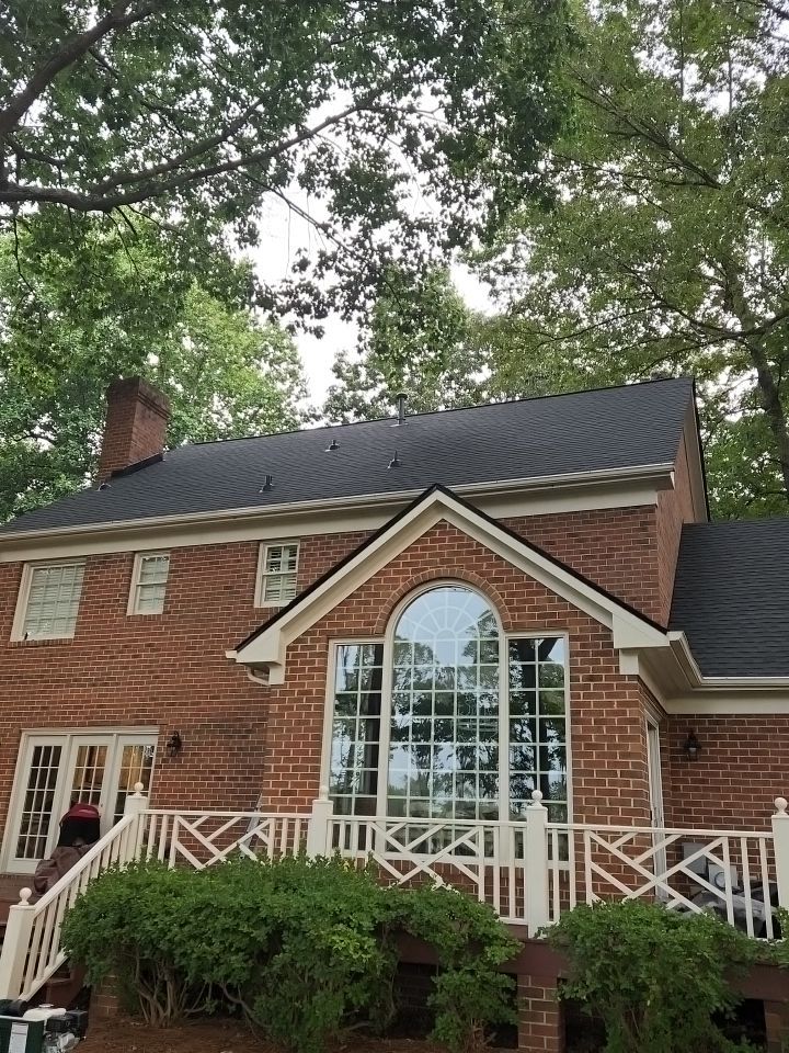 Roof Replacement using Gaf HDZ Charcoal by Just In Time Roofing and Restoration