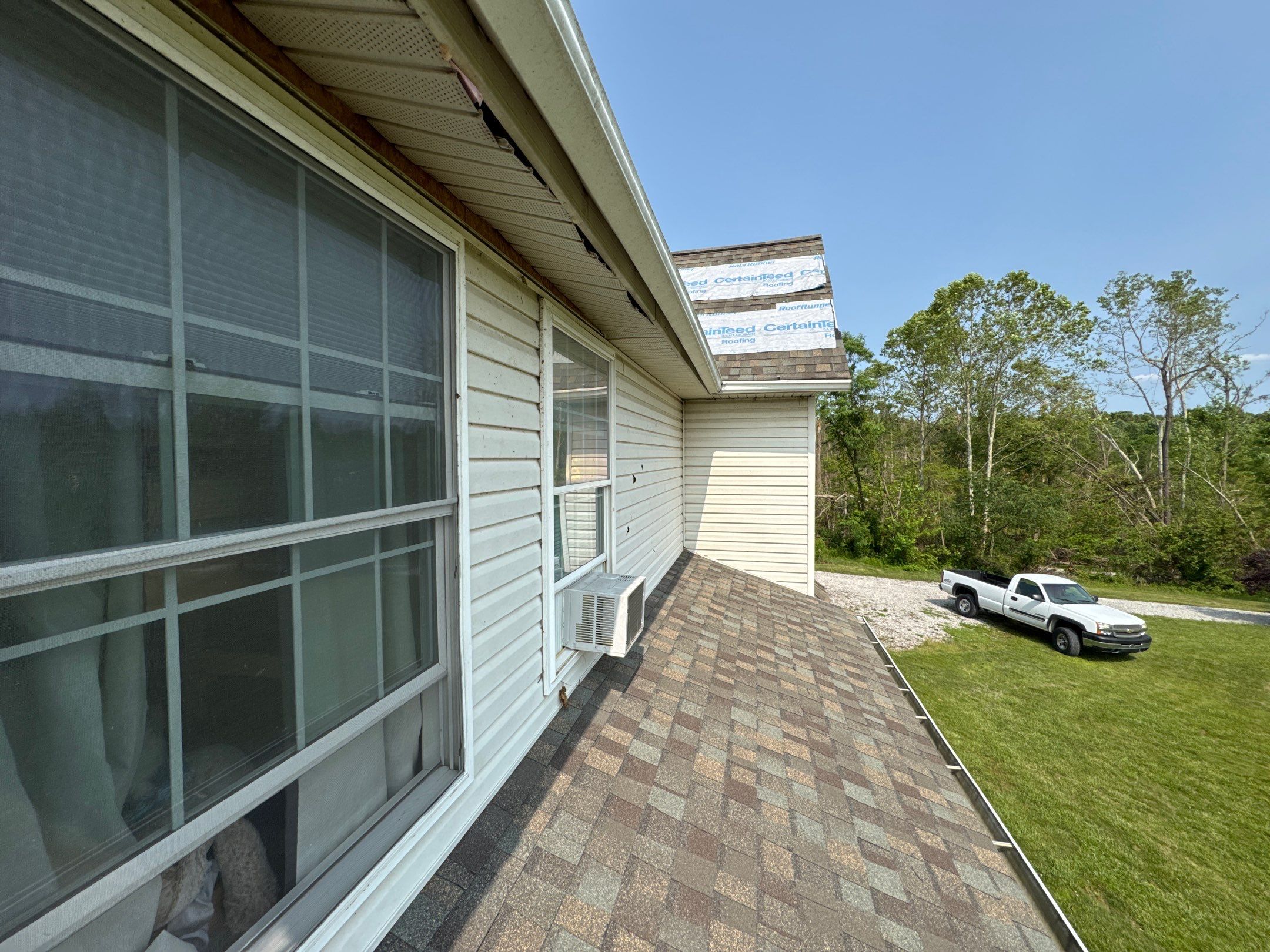 Exterior & Window Installation using CertainTeed Mainstreet & ViWinTech Windows by Koontz Construction