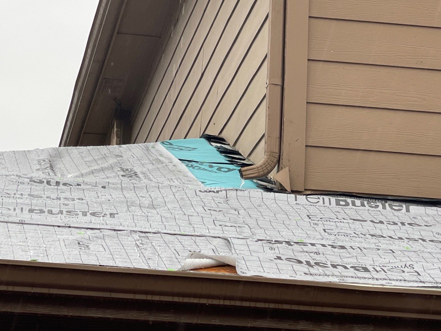 Storm Roof Damage Replacement in Frisco by First United Roofing & Construction
