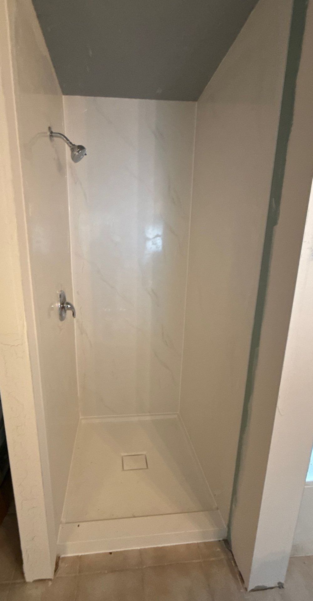 Semi-Framed Shower Door Install  by Richardson Glass & Mirror