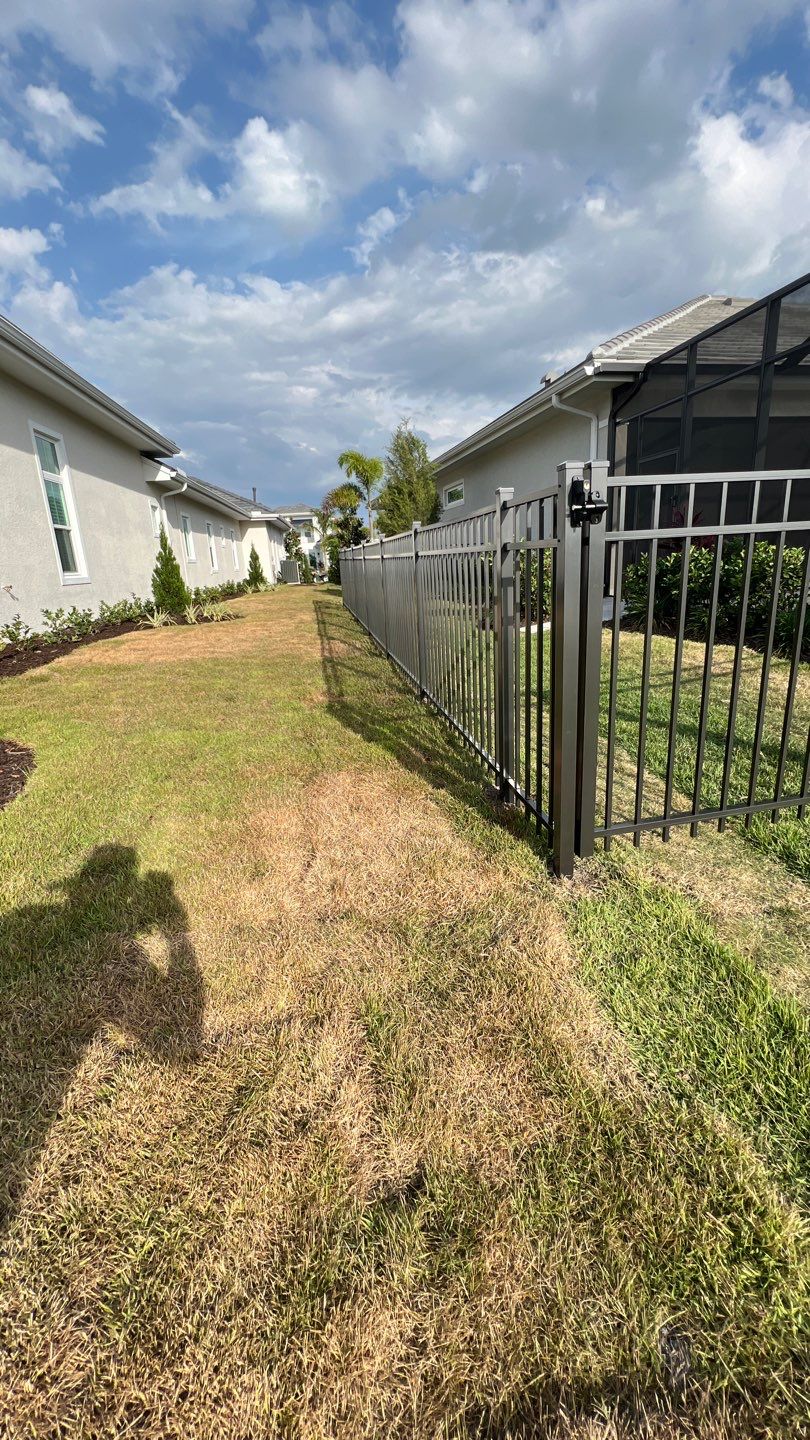 Aluminum Fence Installation using 3 Rail Aluminum Fence by Asap fence and gates, LLC