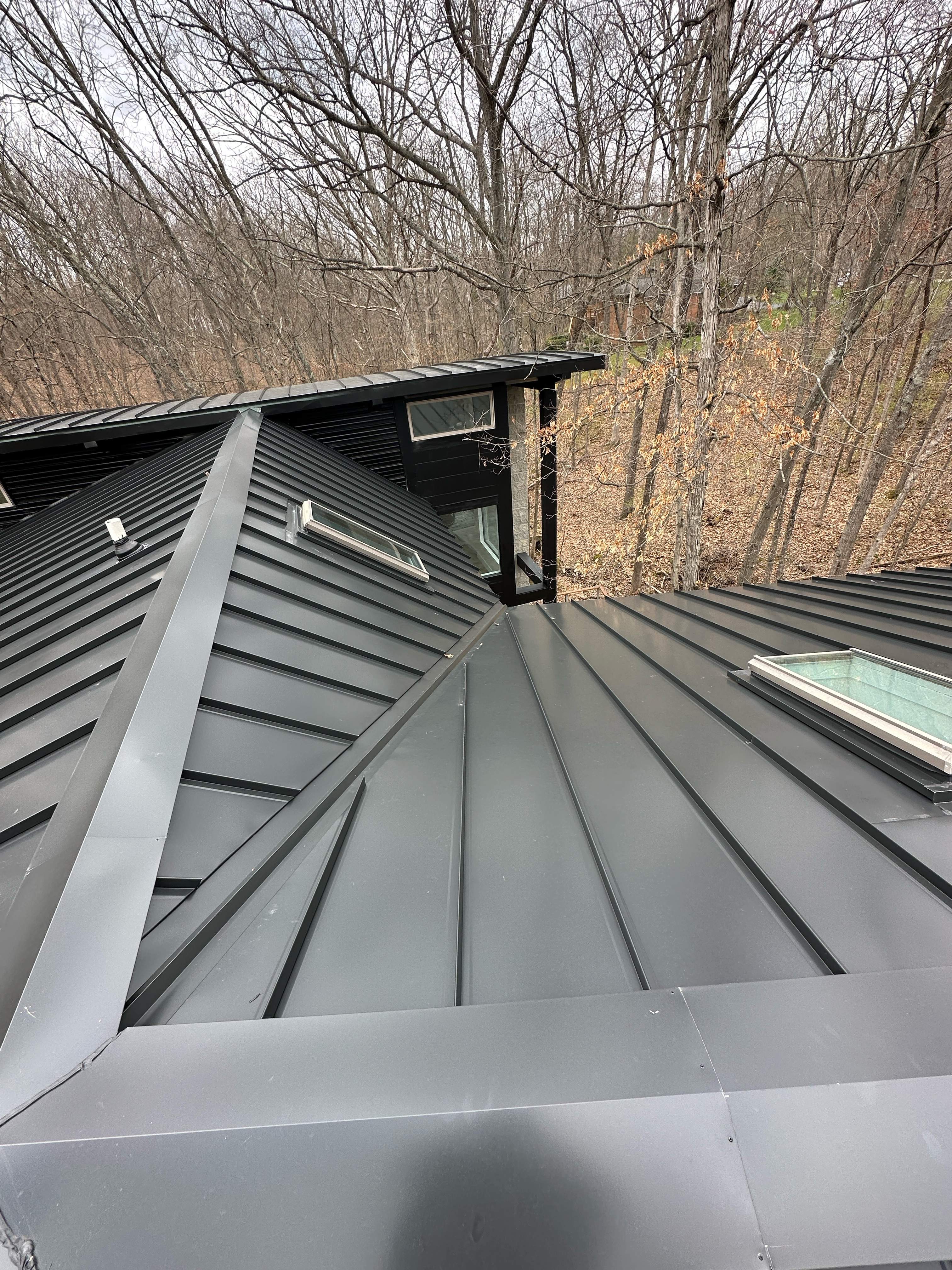 Standing Seam Curved Metal Roof System by Assured Restoration