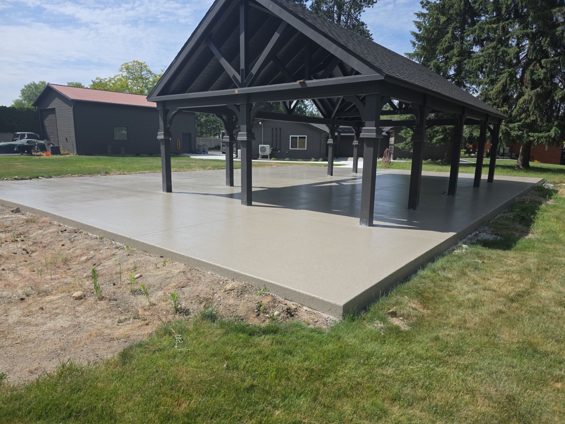 Patio and Pavilion Transformation with Armadillo   by Croc Coatings, LLC