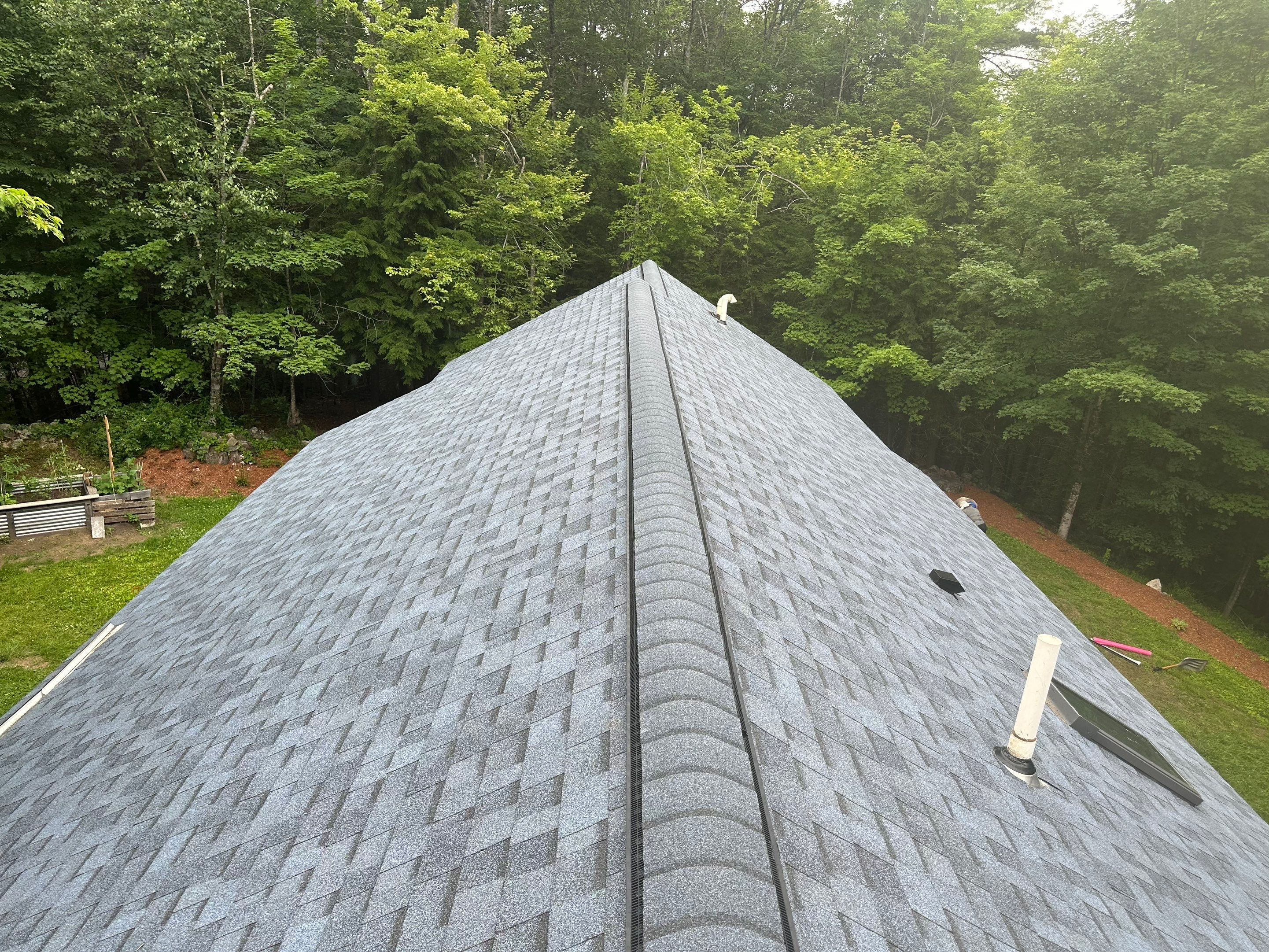 Owens Corning Asphalt Shingle Roof Replacement in New Boston, NH by Tall pine roofing