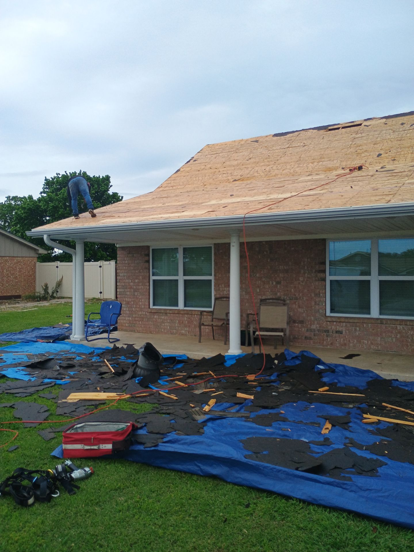 Residential Roof Replacement With Timberline HDZ Shingles in Davis by BANA Roofing and Solar Supply