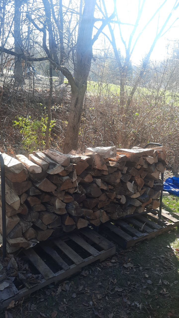 Firewood Delivery  using Seasoned Firewood by Mike Jones & Sons Tree Service LLC 