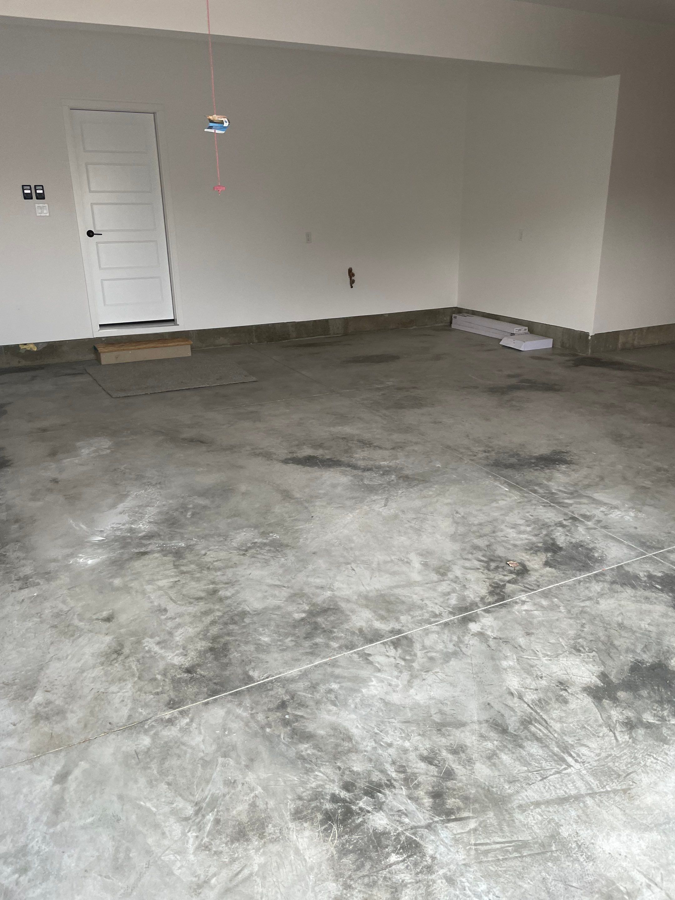 Garage Transformation using Domino with Blue by Croc Coatings, LLC
