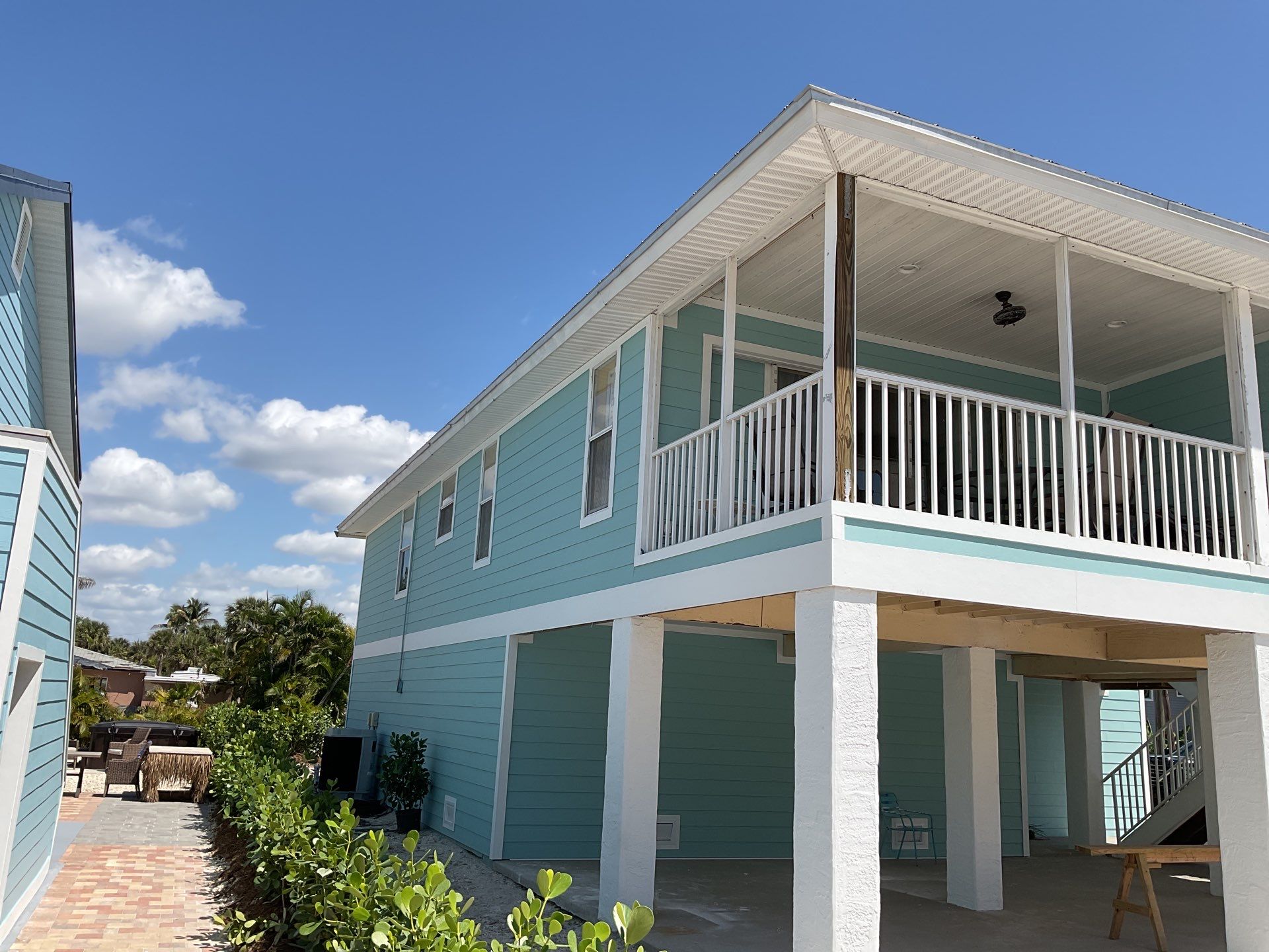 Downspout Installation for Two-Story Homes in Fort Myers FL by Gutter Professors
