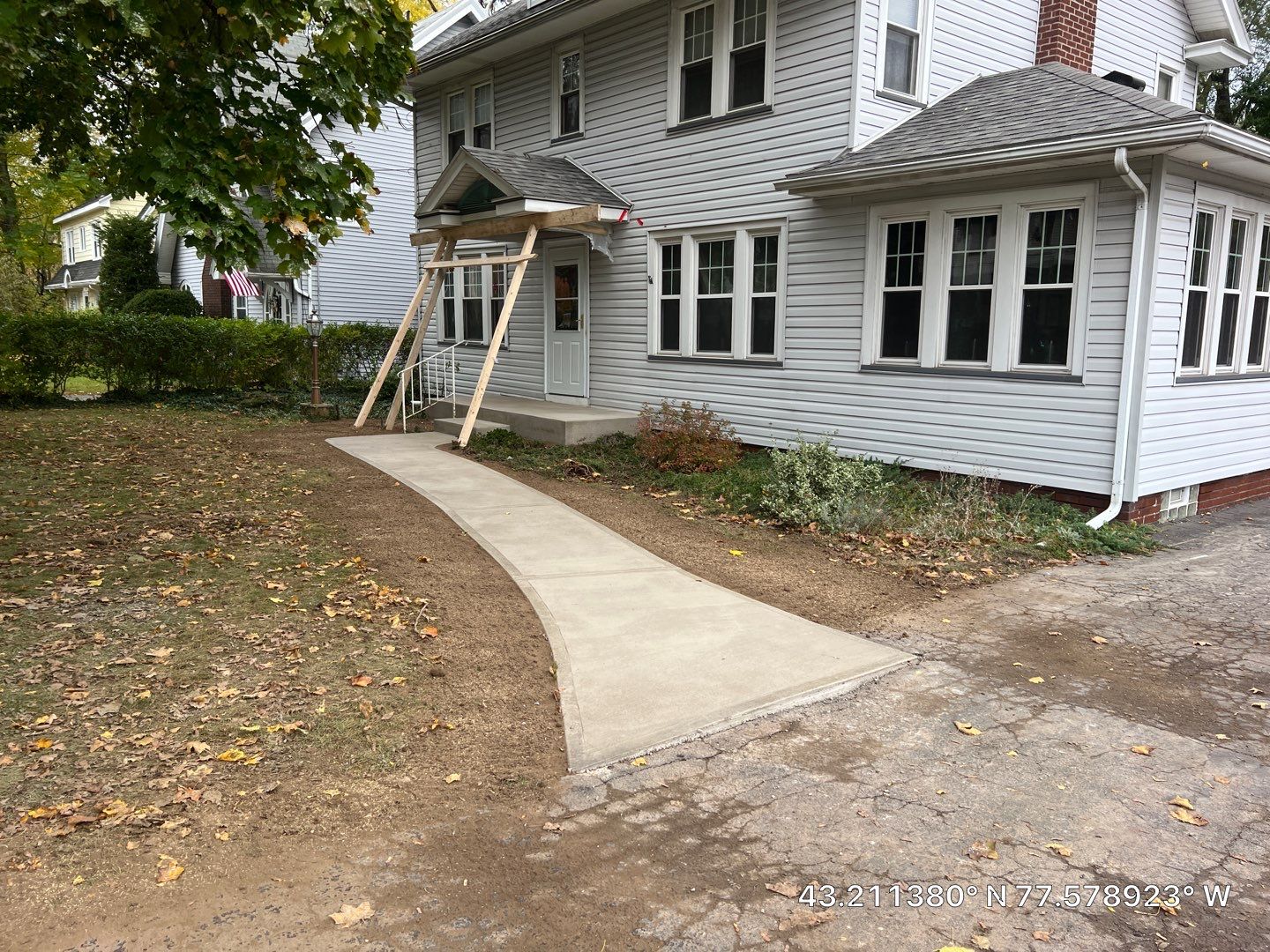 Broom Finish Walkway  by NG Masonry & Construction LLC