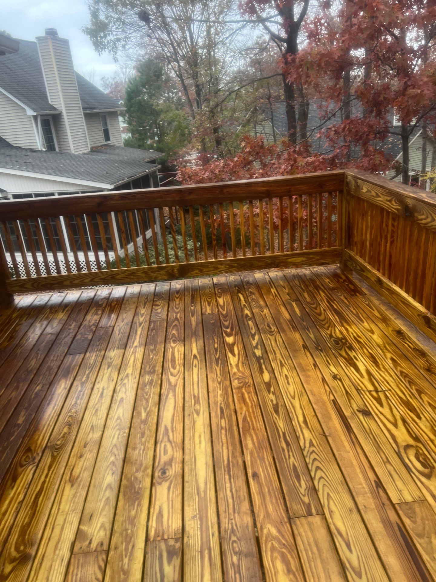 Coated Deck using Wood Sealant by DuraSeal