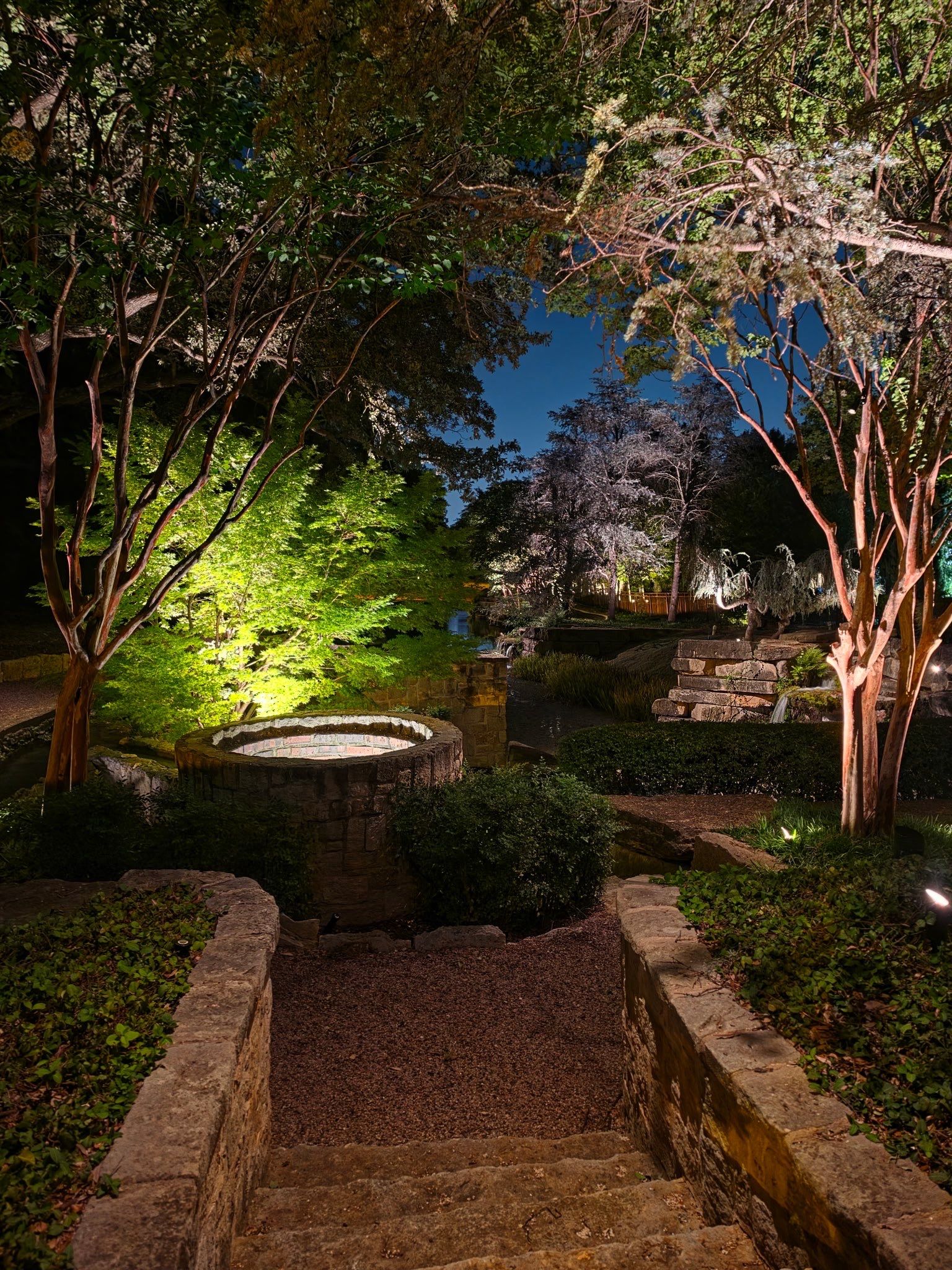 Glen Abbey HOA Park in Dallas by Outdoor Lights + Shades