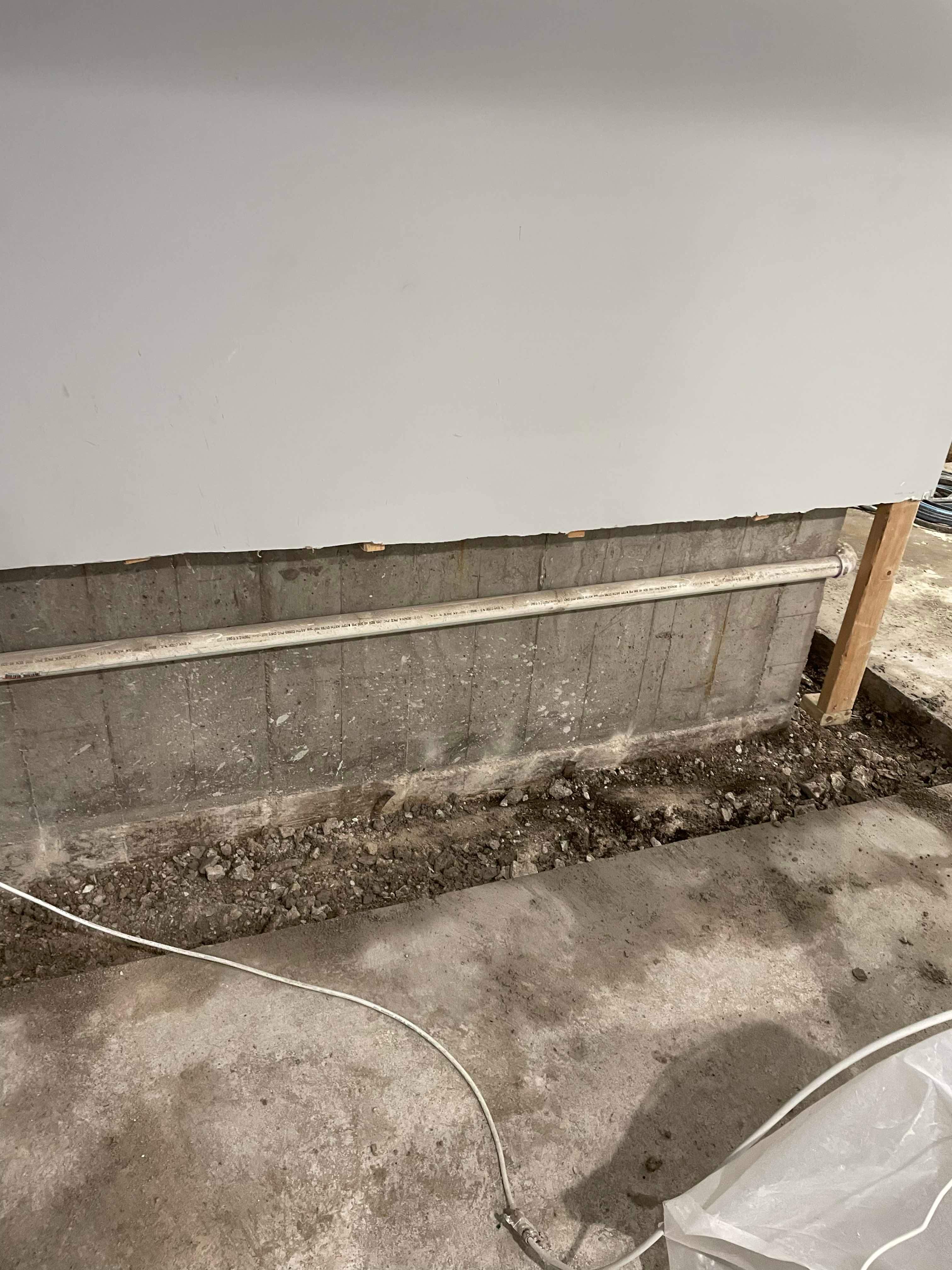 Complete Interior Basement Waterproofing by Allied Water Services
