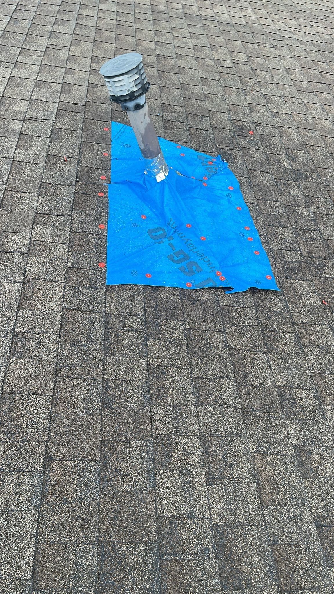 Hail Damage using Owen's Corning Duration (Lifetime) Shingles by Roof Repair Company