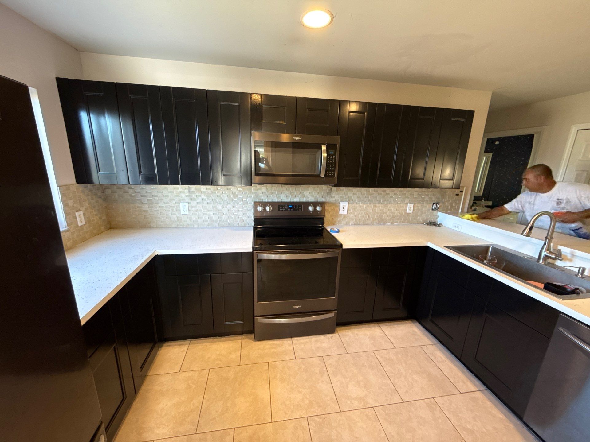 Cabinet Repaint by Fresh Coat Painters