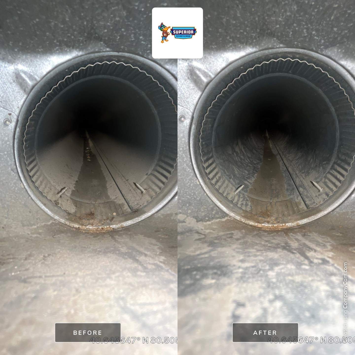 Air Duct Cleaning With a Vacuum Truck in Midland, PA by Superior Air Duct Cleaning
