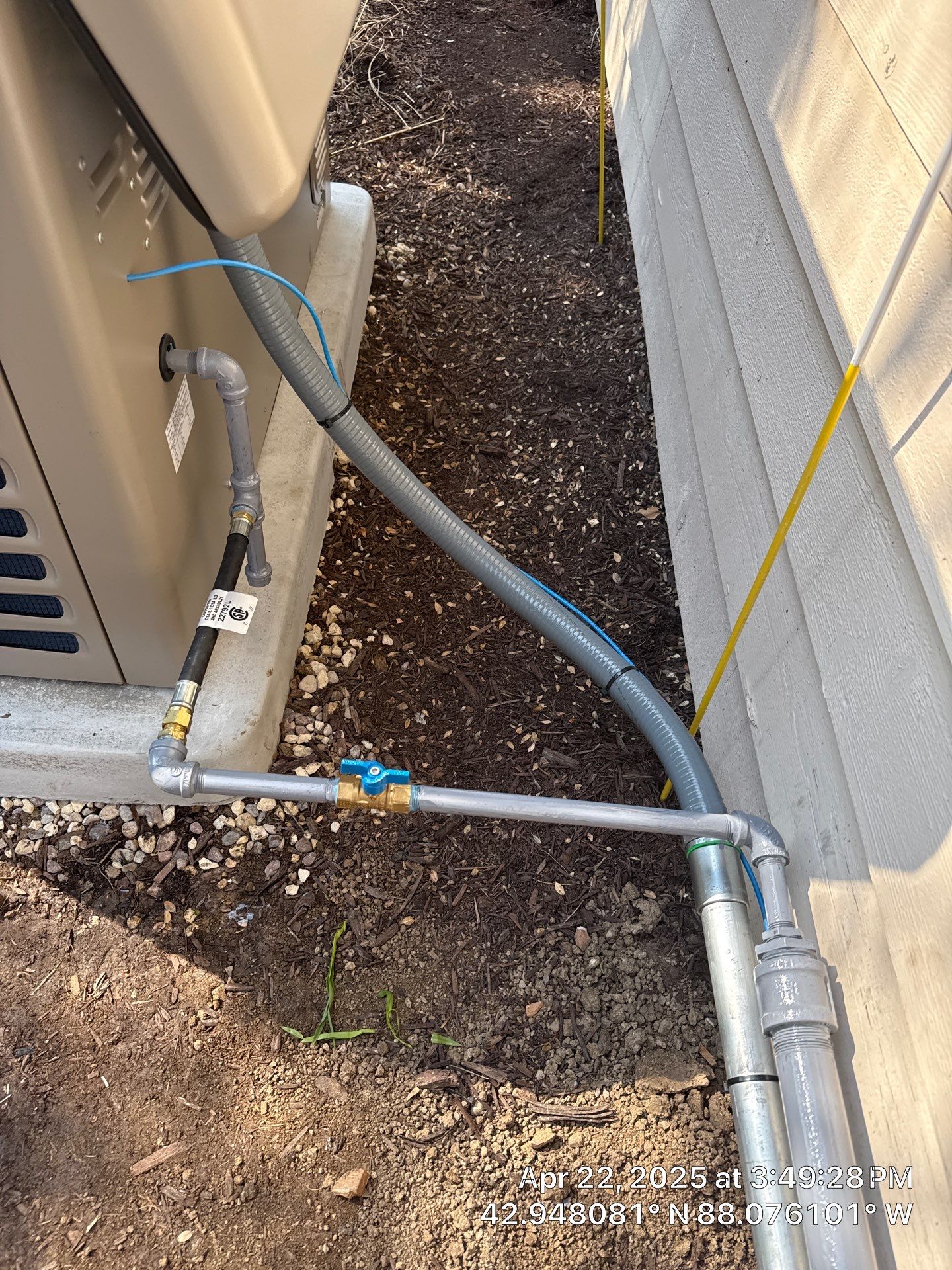 Kohler 20 kW Generator & 200 A Whole‑House Transfer Switch Installation – New Berlin, WI by GSHA Services LTD
