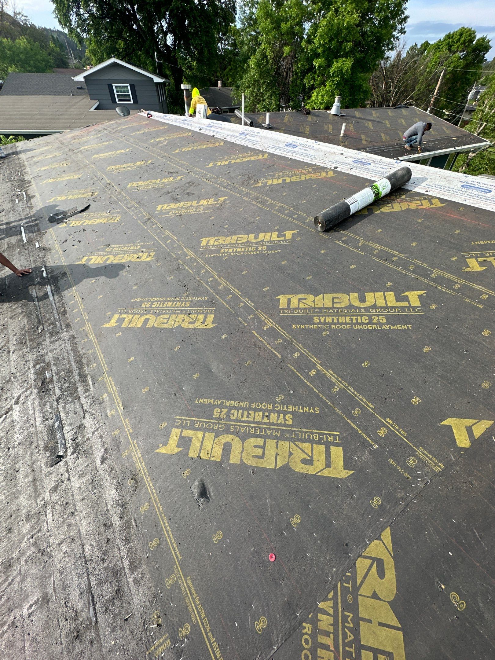 Residential Roofing Installation using Malarkey Shingles by Weather-Tite Exteriors LLC