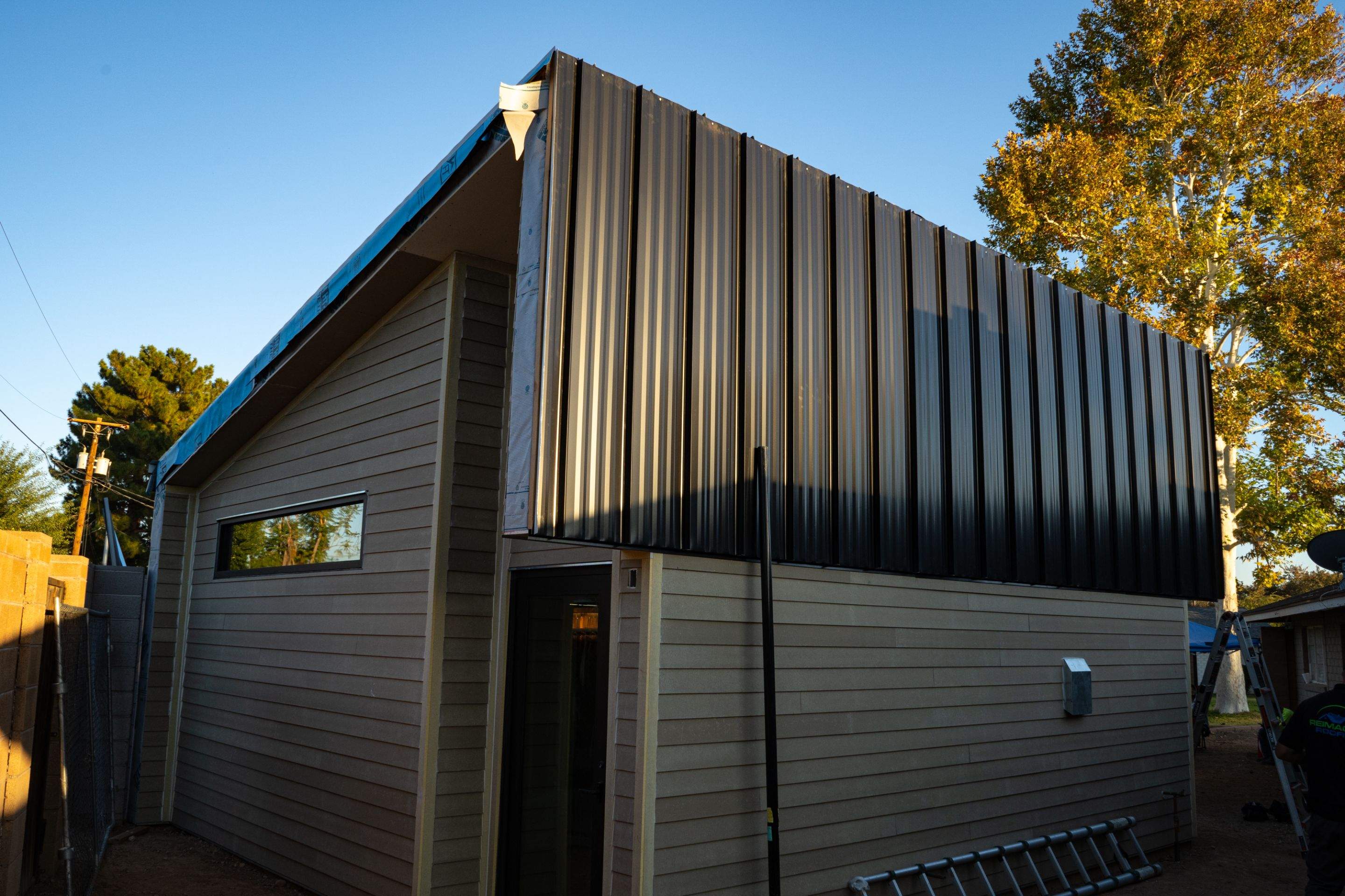 Black Standing Seam by Reimagine Roofing