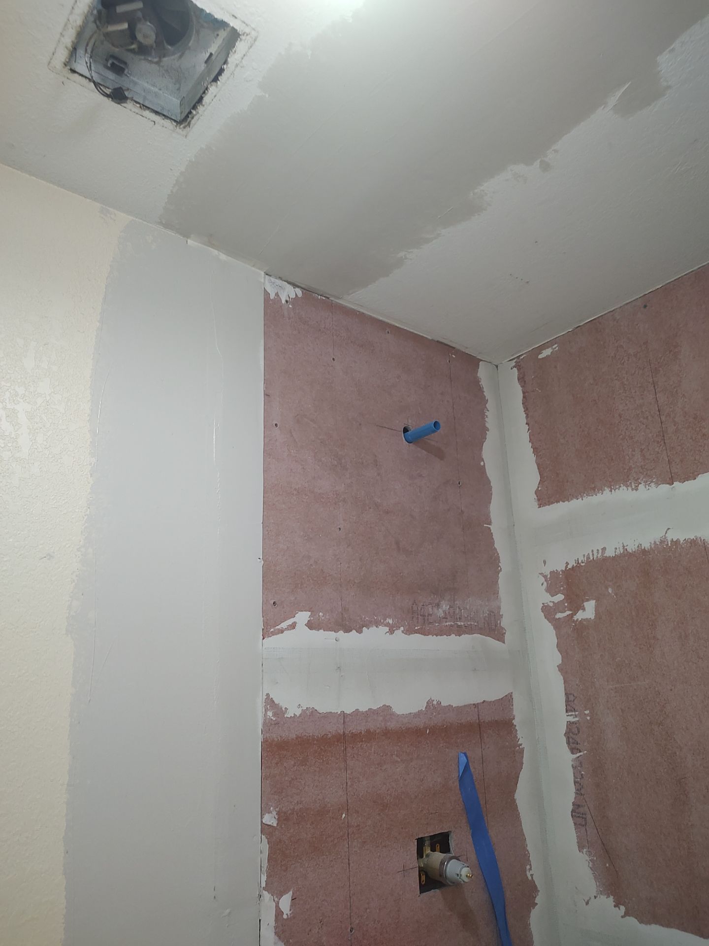Bathroom remodel w/shower upgrade by In & Out Construction & Remodeling, LLC