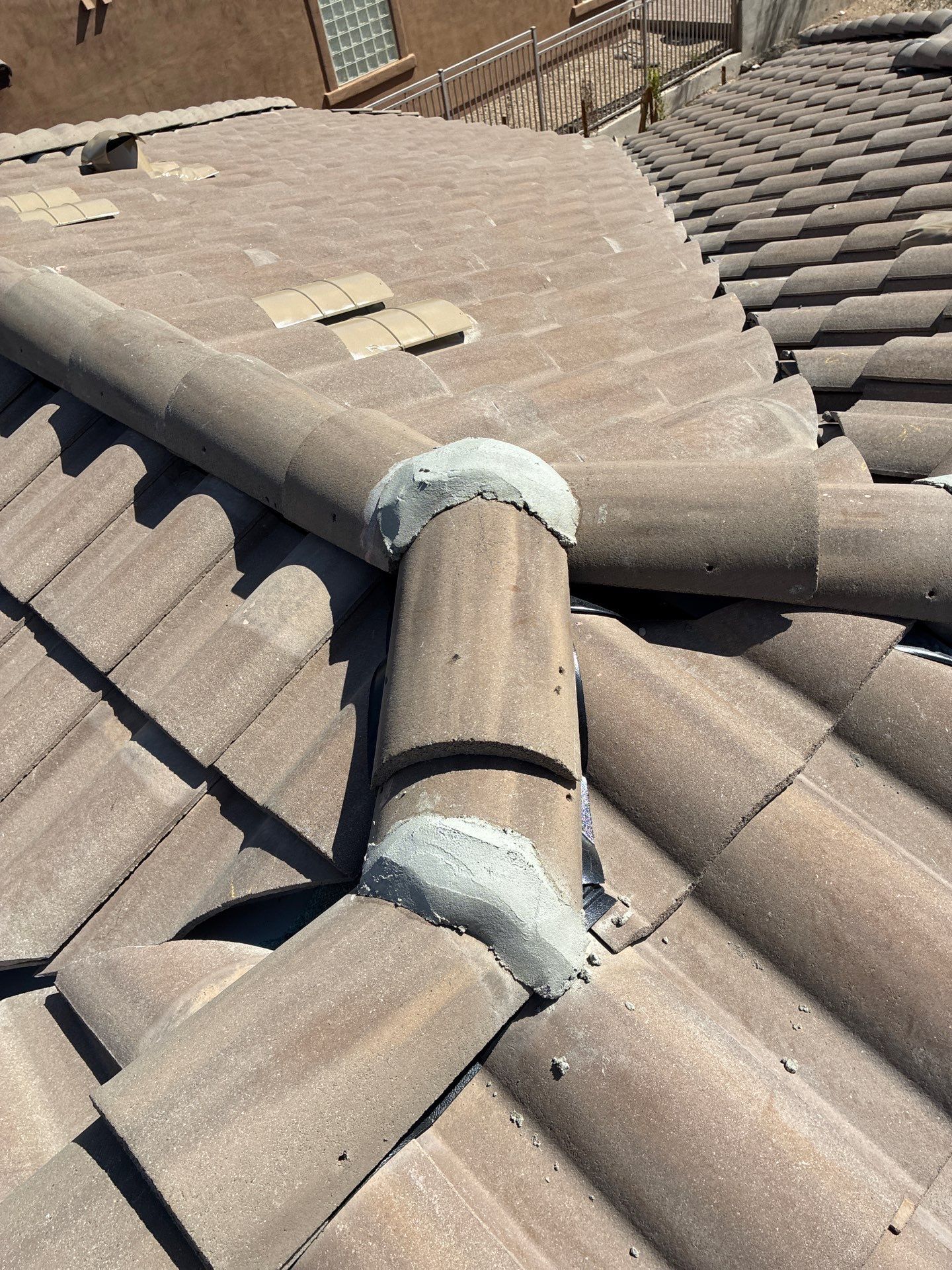 Residential Roof Install using Concrete Tiles in Scottsdale, Arizona by Weather-Tite Roofing