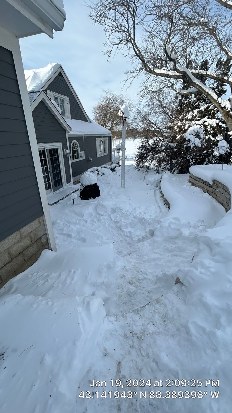 Roof Snow And Ice Dam Removal using Steamer by Total Restoration Services